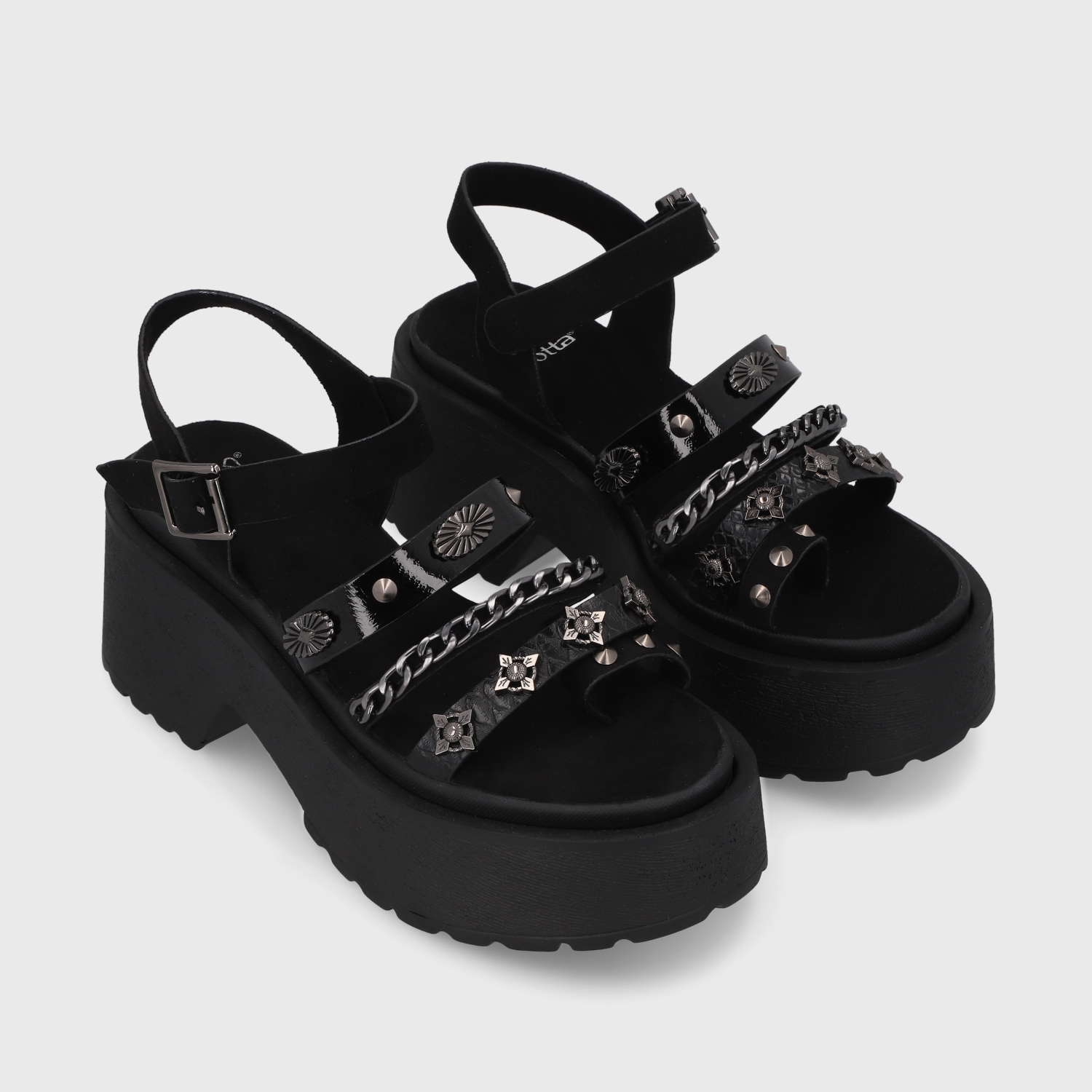 SANDALIAS MUJER GOTTA NEGRO 45982 - 3