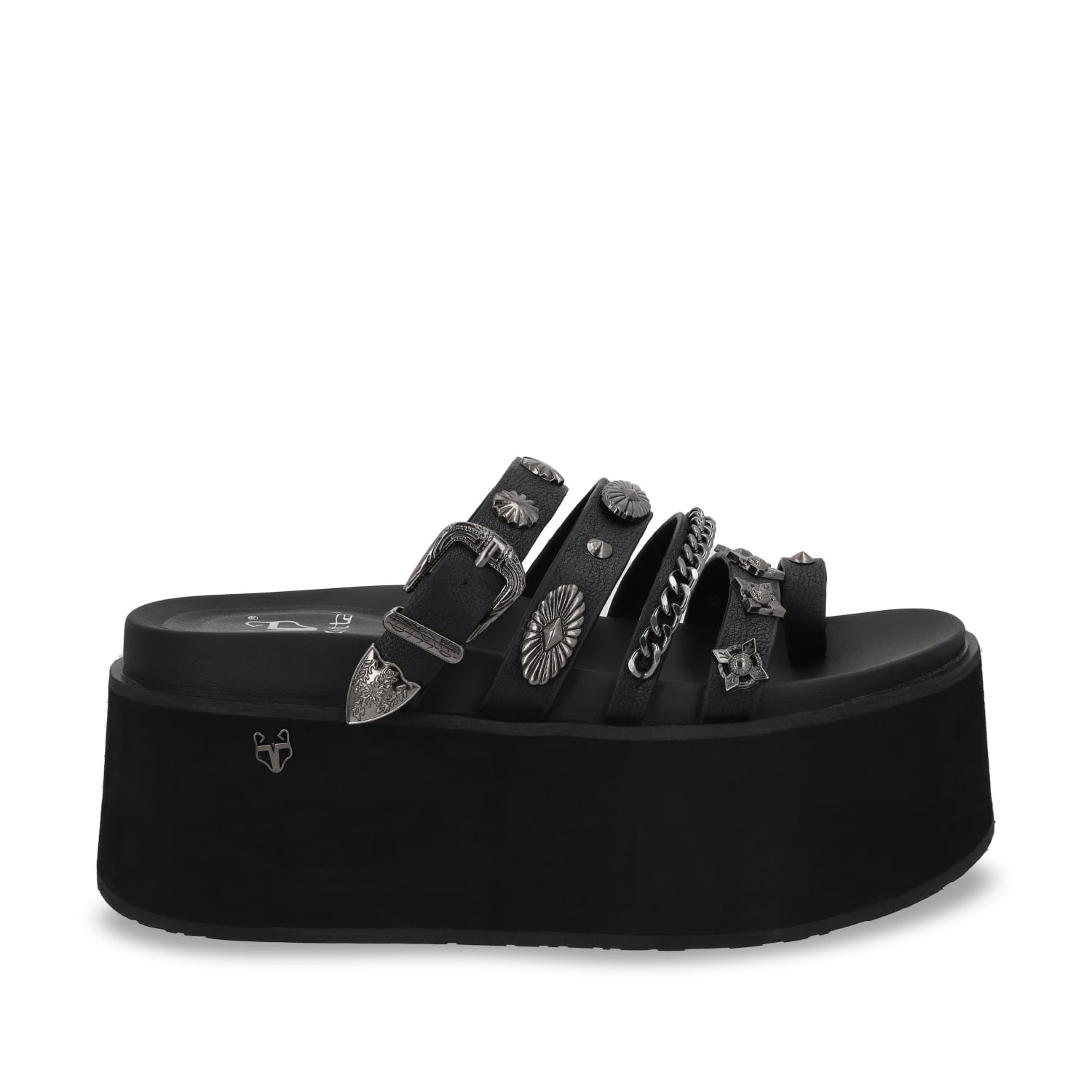 SANDALIAS MUJER GOTTA NEGRO PLATAFORMA 35181 - 1