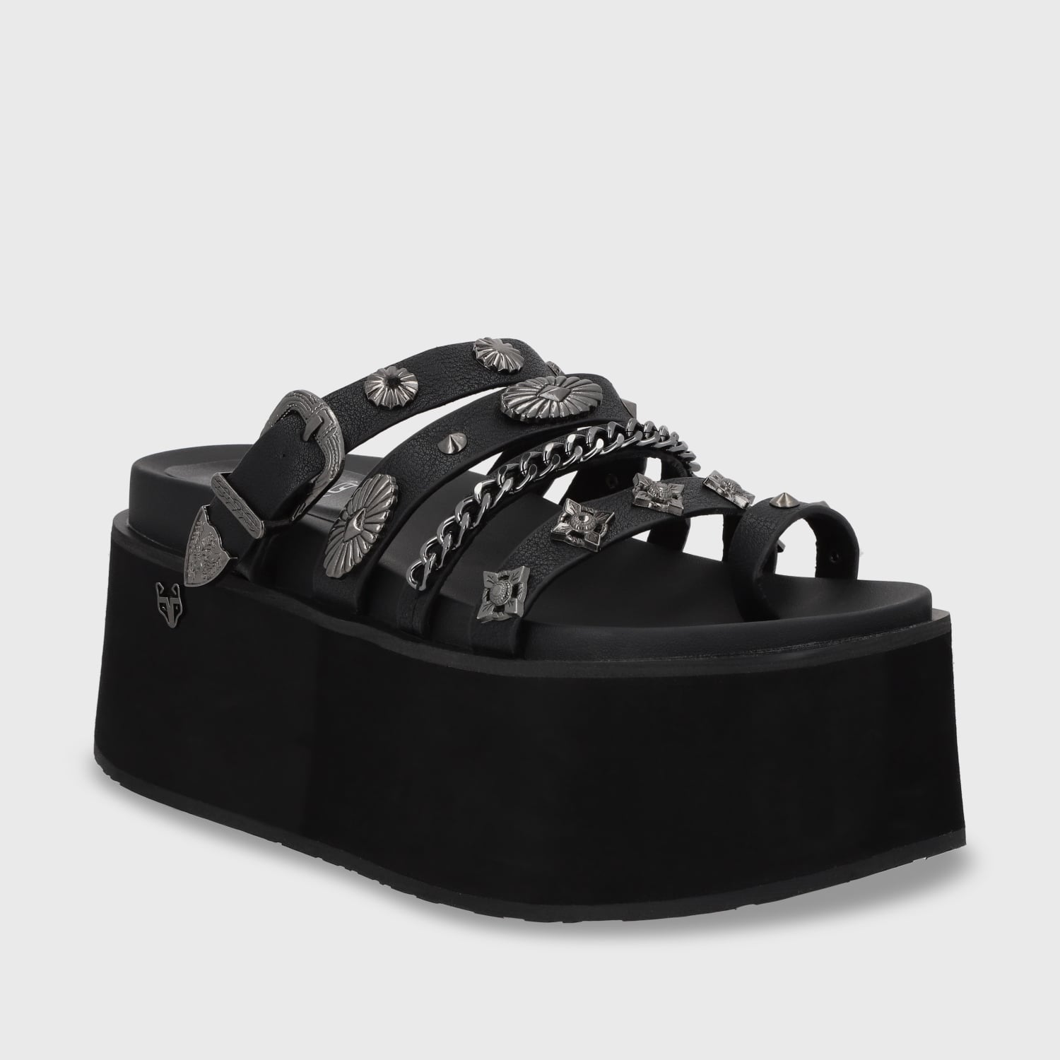 SANDALIAS MUJER GOTTA NEGRO PLATAFORMA 35181 - 2