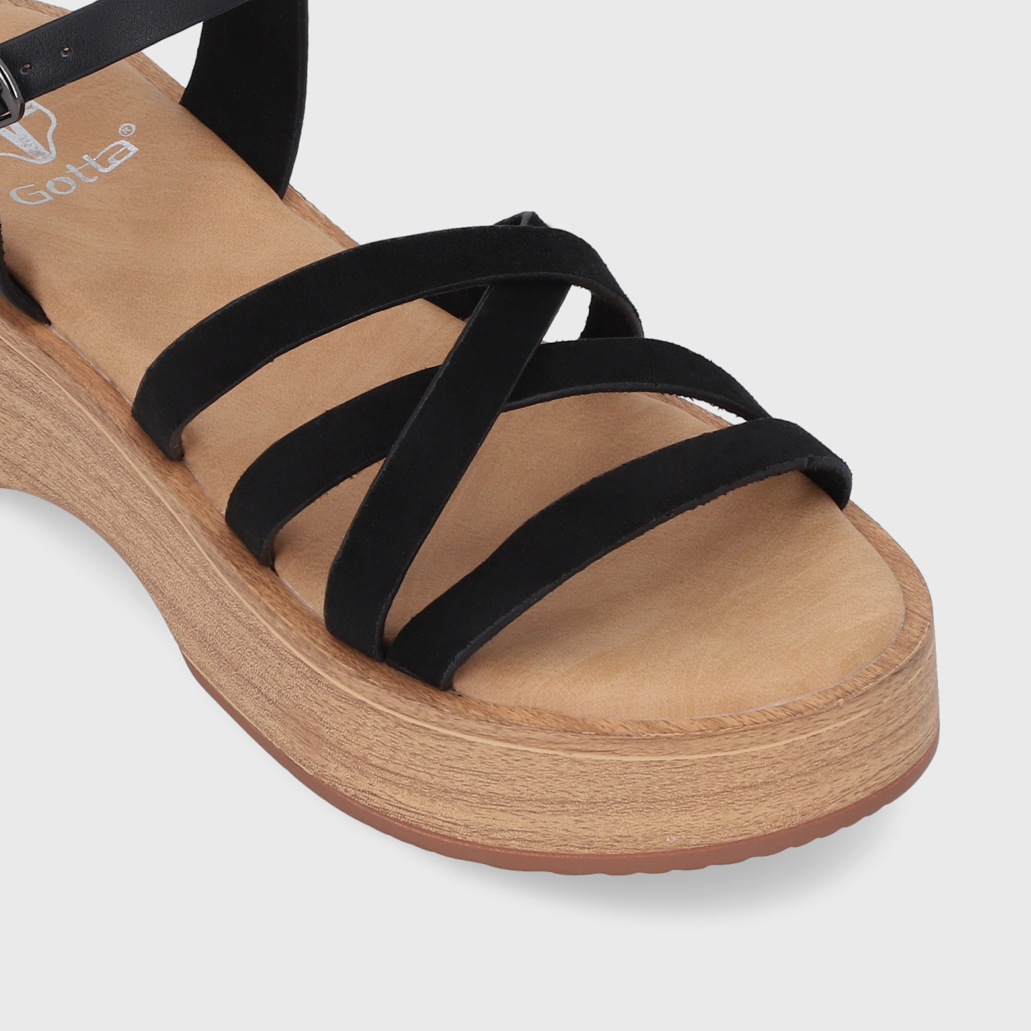 SANDALIAS MUJER GOTTA NEGRO 45892 - 6