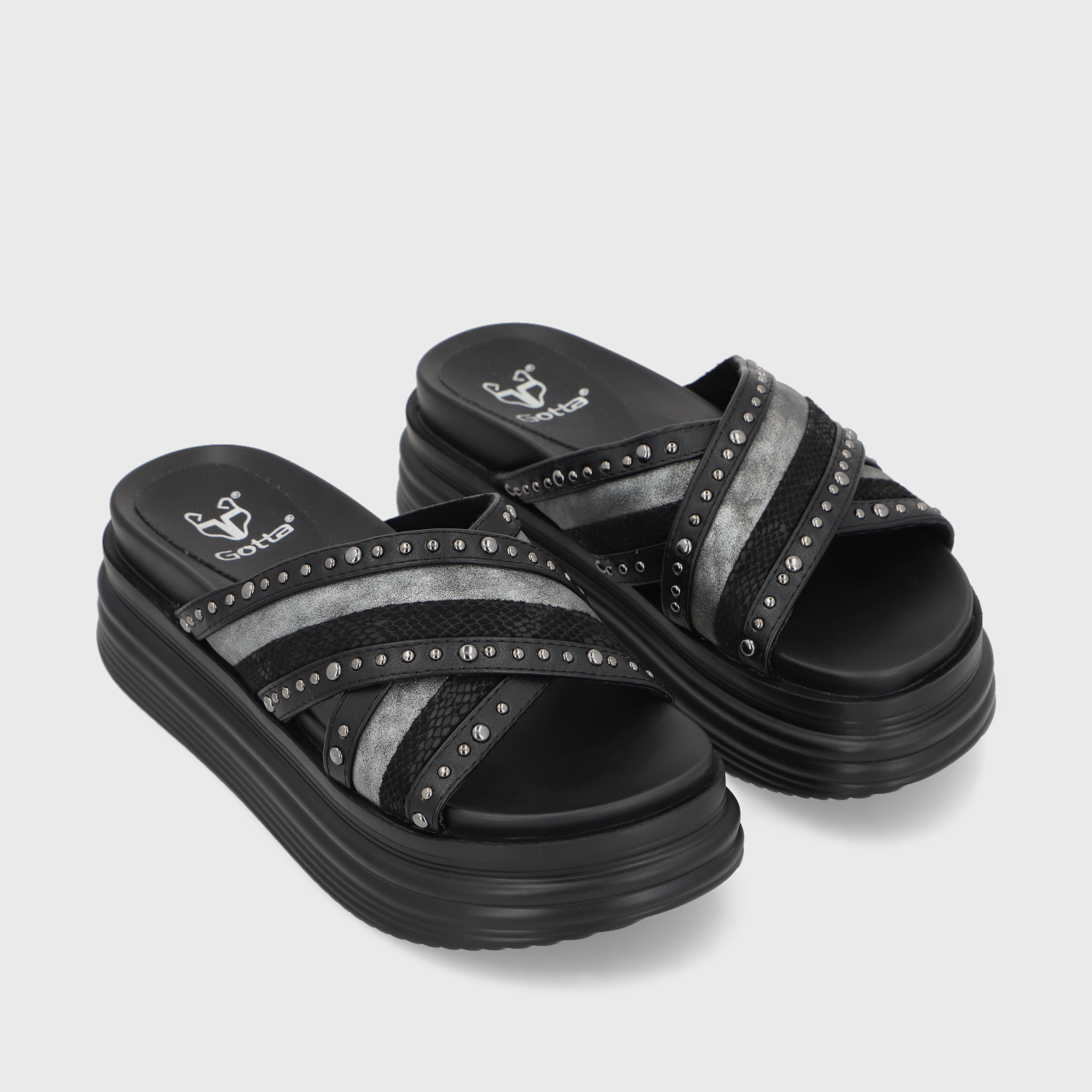 SANDALIAS MUJER GOTTA NEGRO A 1571A - 3