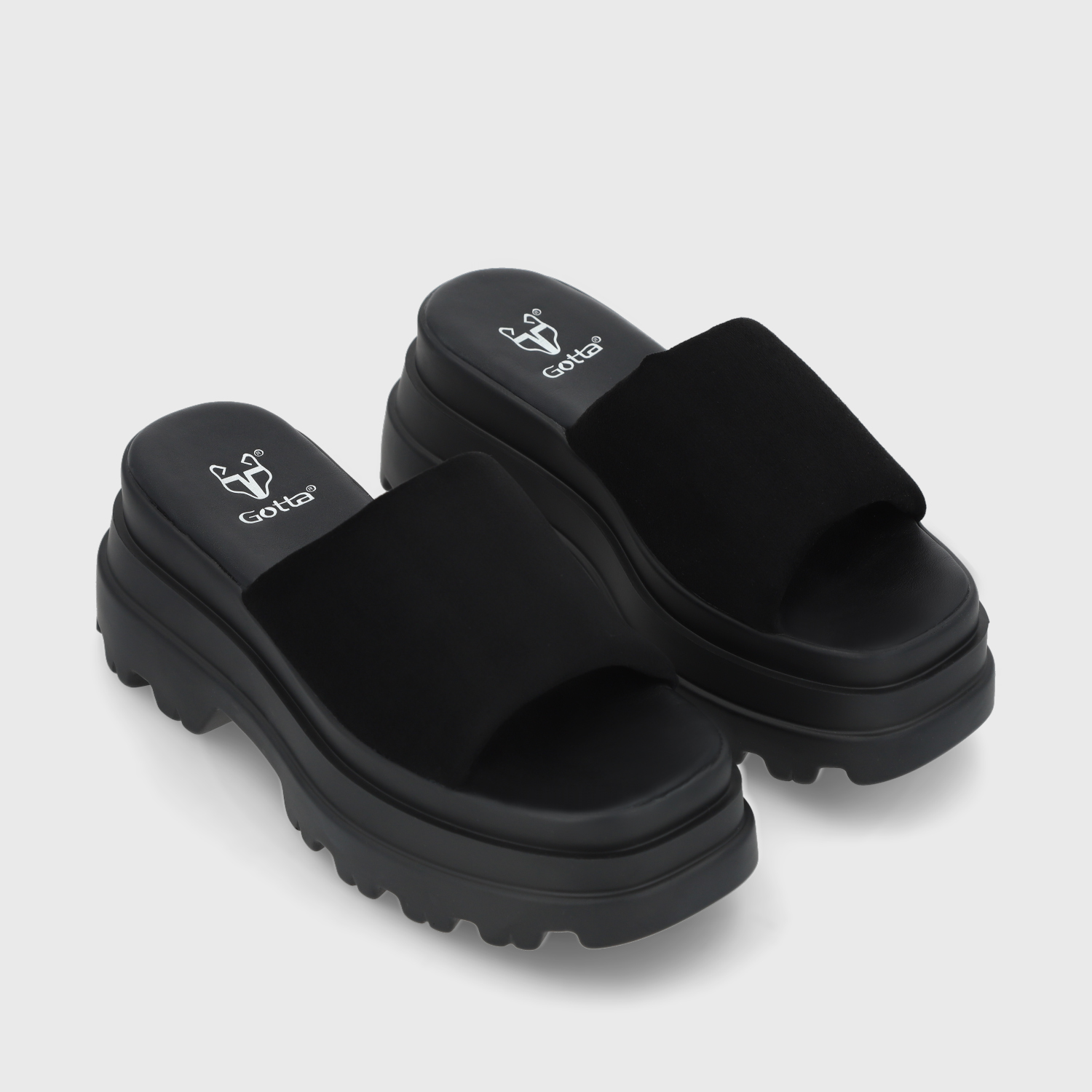 SANDALIAS MUJER GOTTA NEGRO PLATAFORMA 45731 - 3