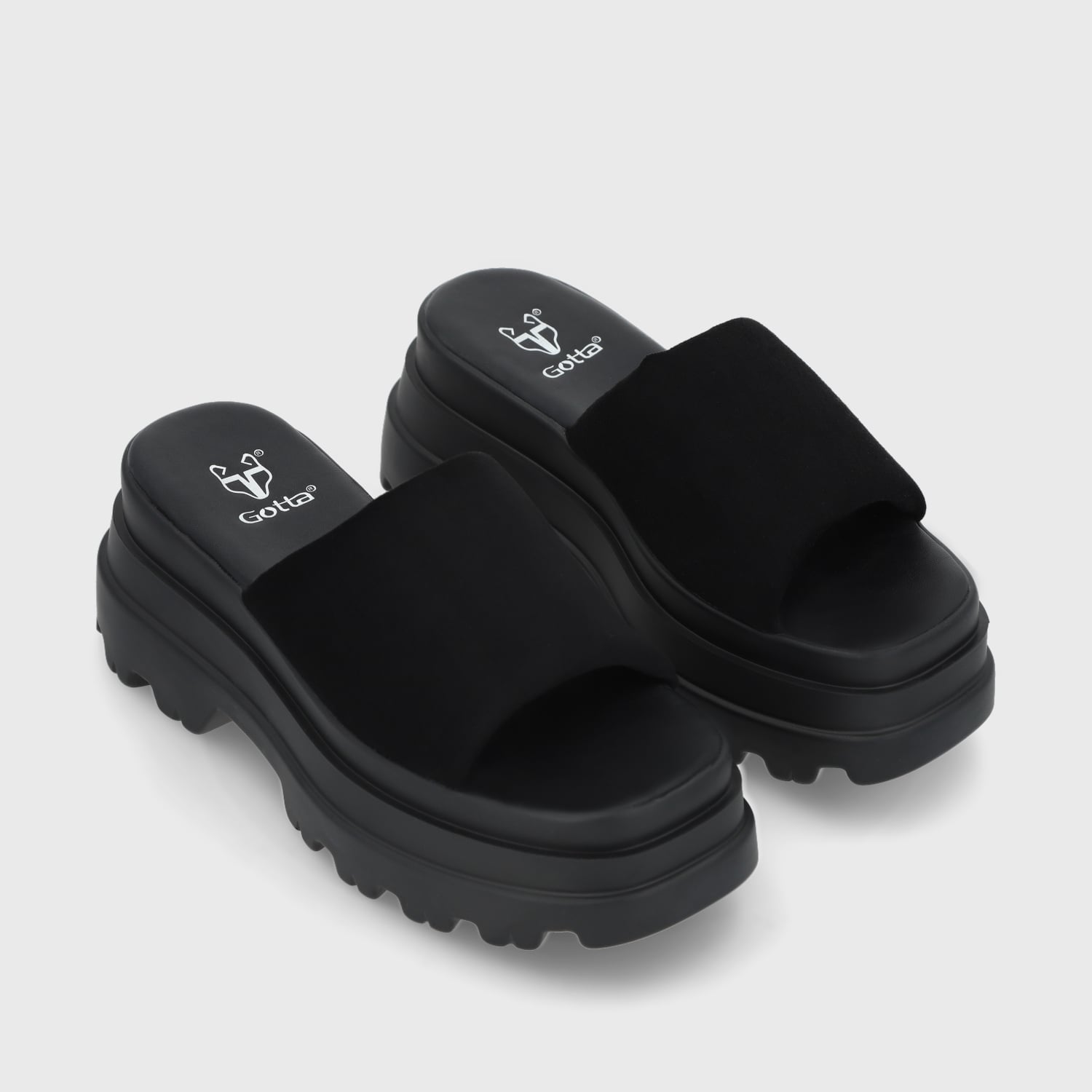 SANDALIAS MUJER GOTTA NEGRO PLATAFORMA 45731 - 3
