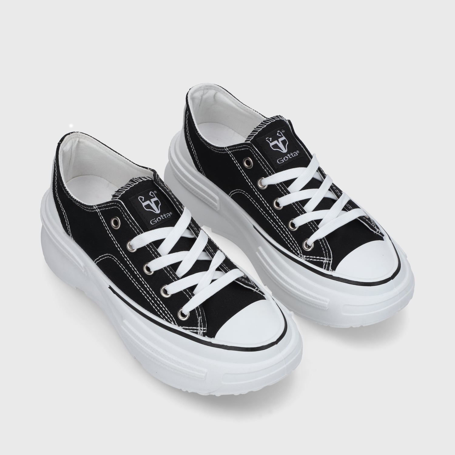ZAPATILLA NEGRA MUJER 48051 GOTTA - 3
