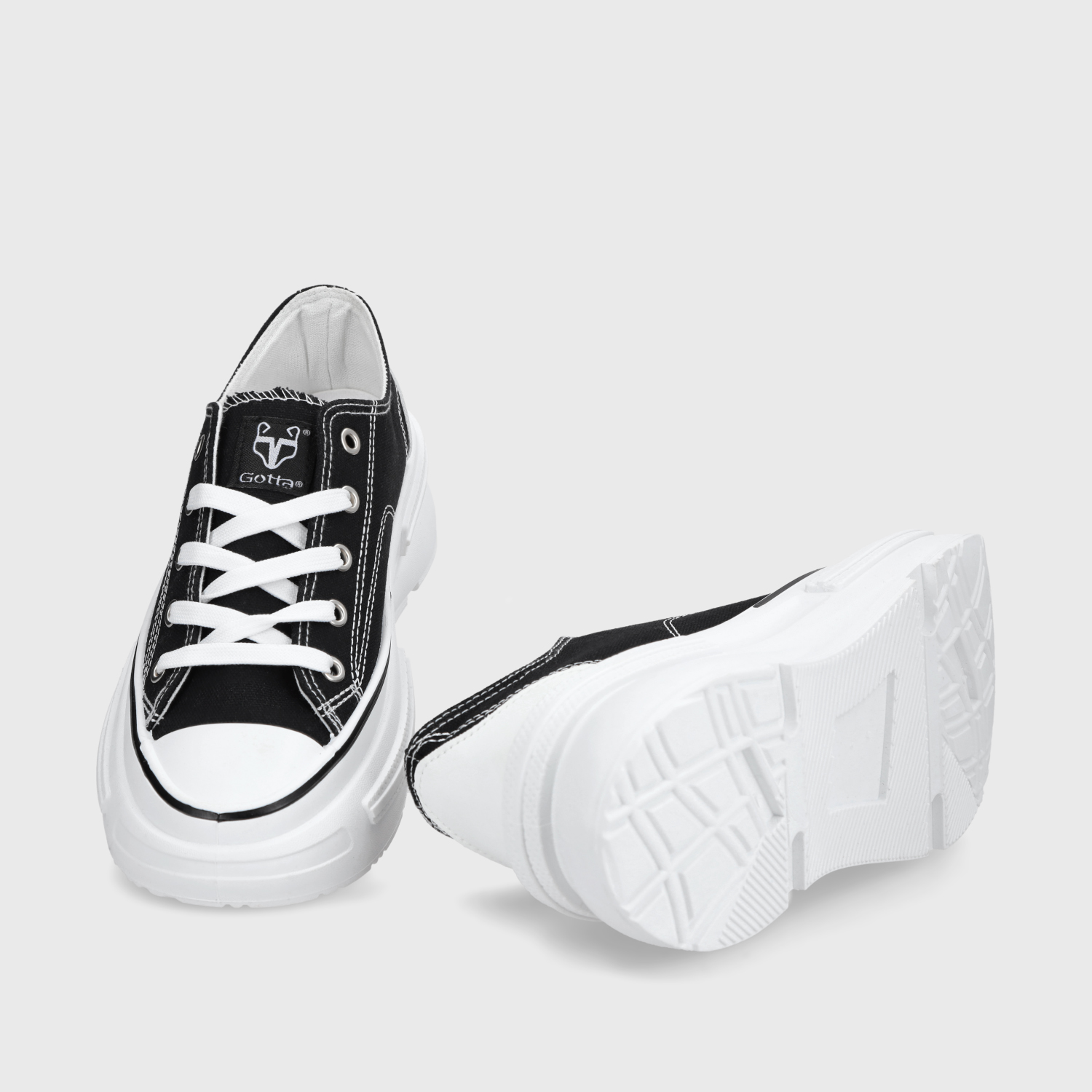 ZAPATILLA NEGRA MUJER 48051 GOTTA - 7