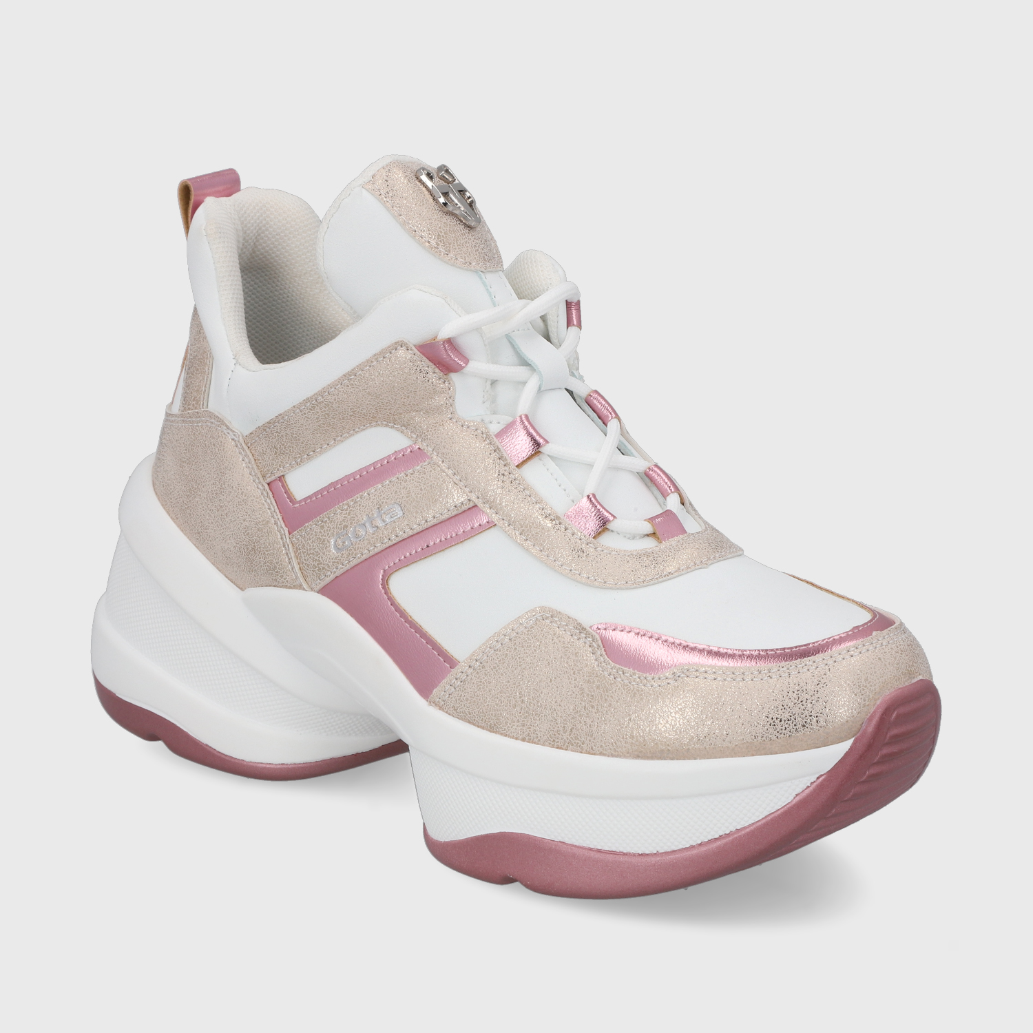 ZAPATILLA PLATAFORMA ROSADA MUJER 13162 GOTTA - 2