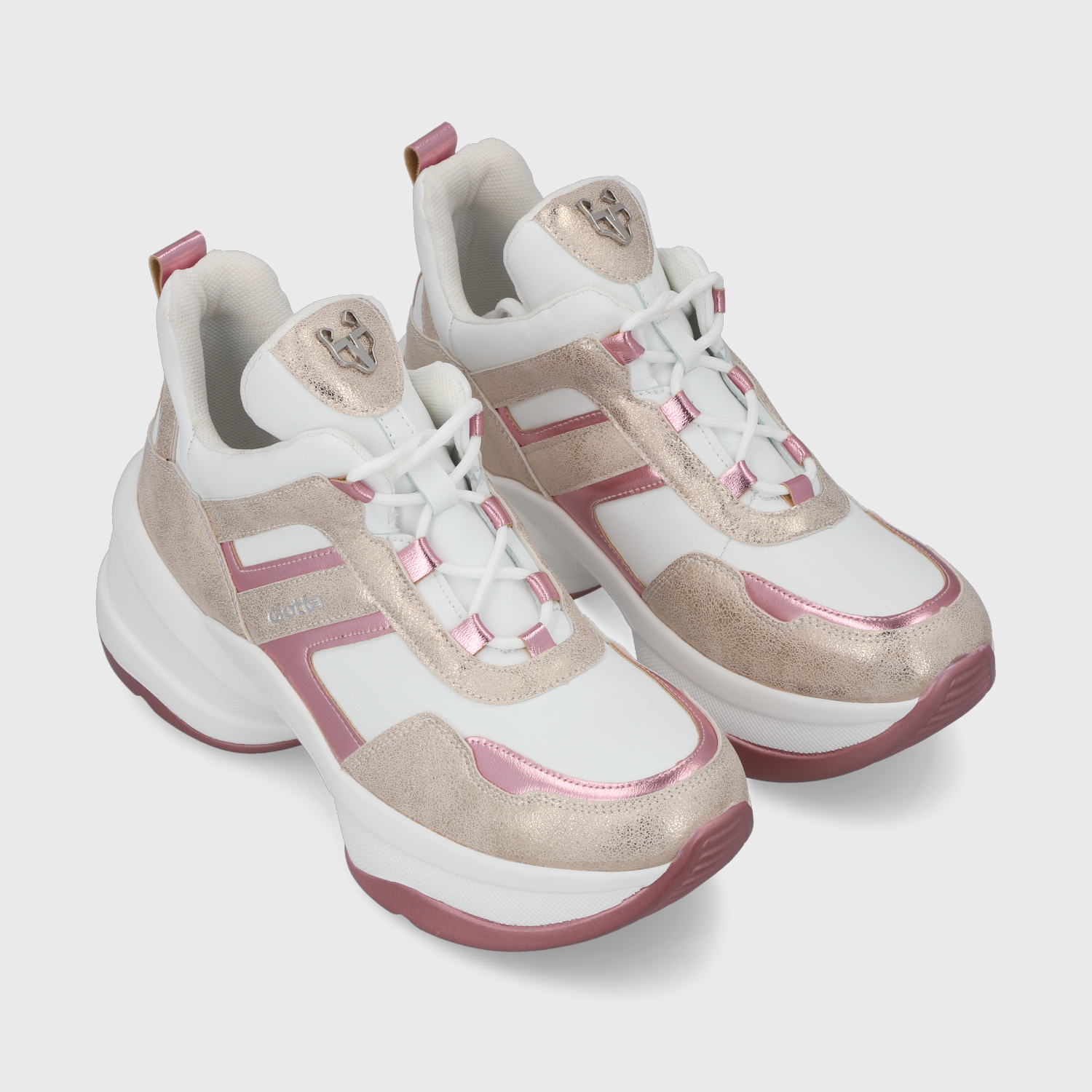 ZAPATILLA PLATAFORMA ROSADA MUJER 13162 GOTTA - 3