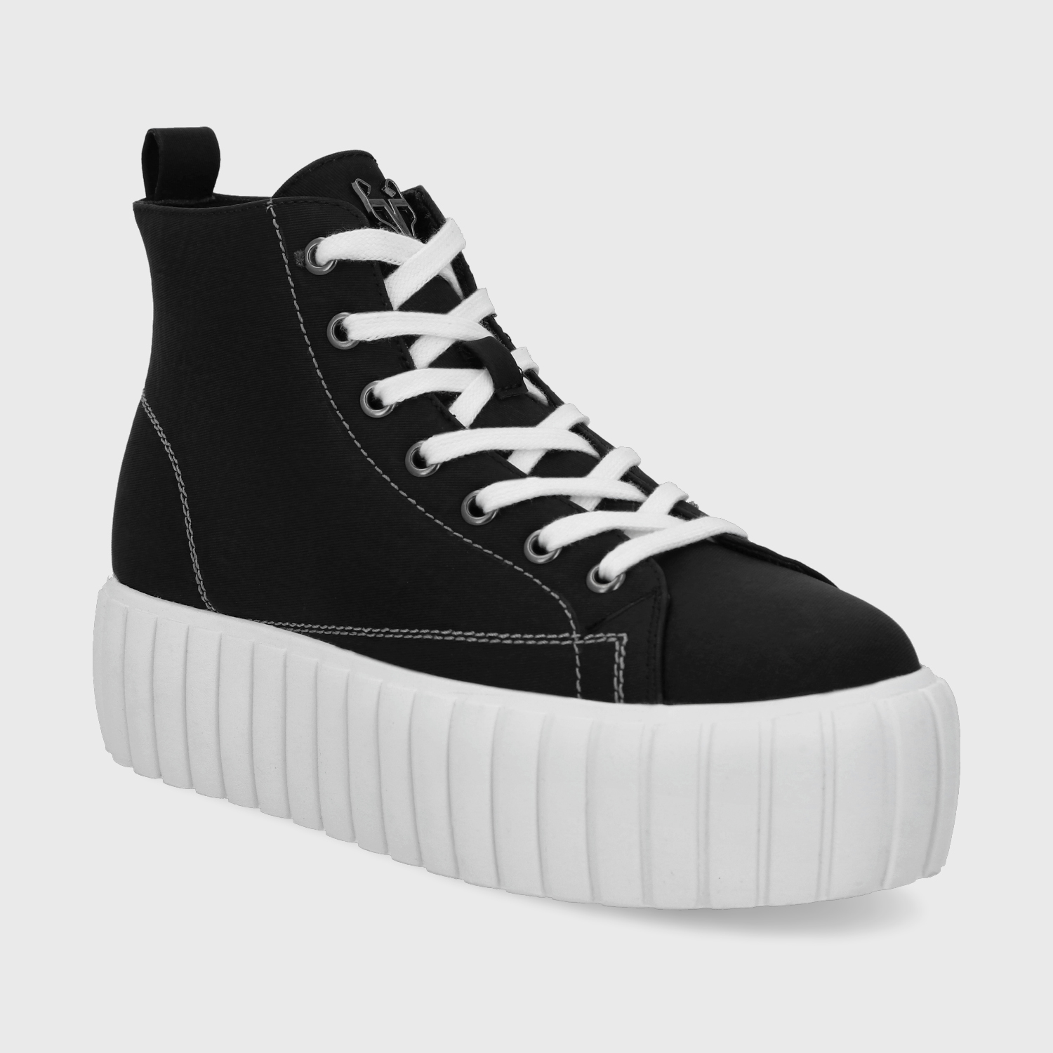 ZAPATILLA CAÑA NEGRA MUJER 43072 - 3