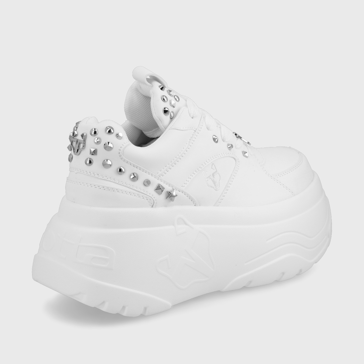 ZAPATILLA PLATAFORMA BLANCA  MUJER 43062 GOTTA - 4