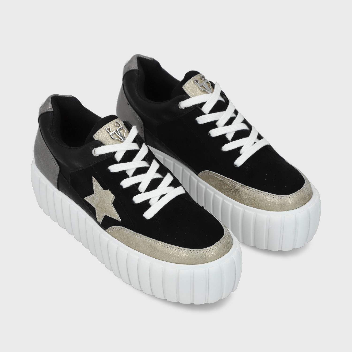 ZAPATILLA NEGRA MUJER 43071 GOTTA - 3