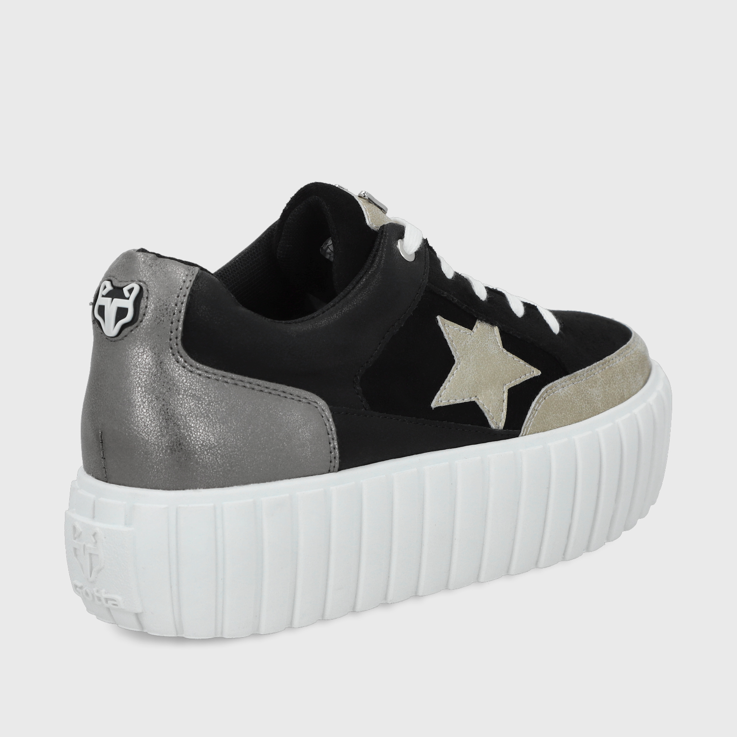 ZAPATILLA NEGRA MUJER 43071 GOTTA - 5