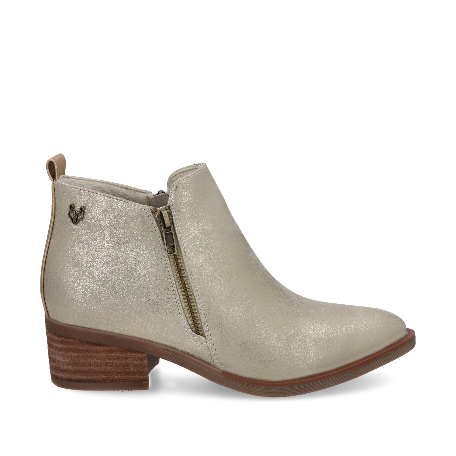 BOTINES MUJER GOTTA DORADO TACO 43101 - 1