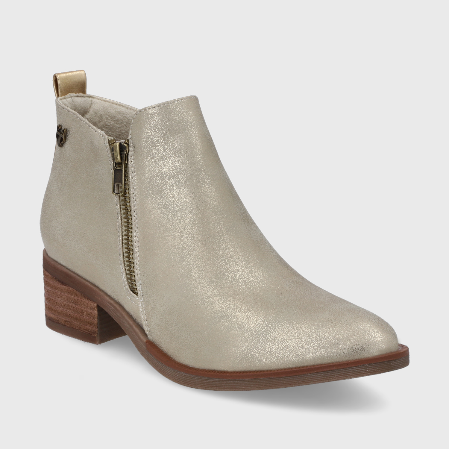 BOTINES MUJER GOTTA DORADO TACO 43101 - 2