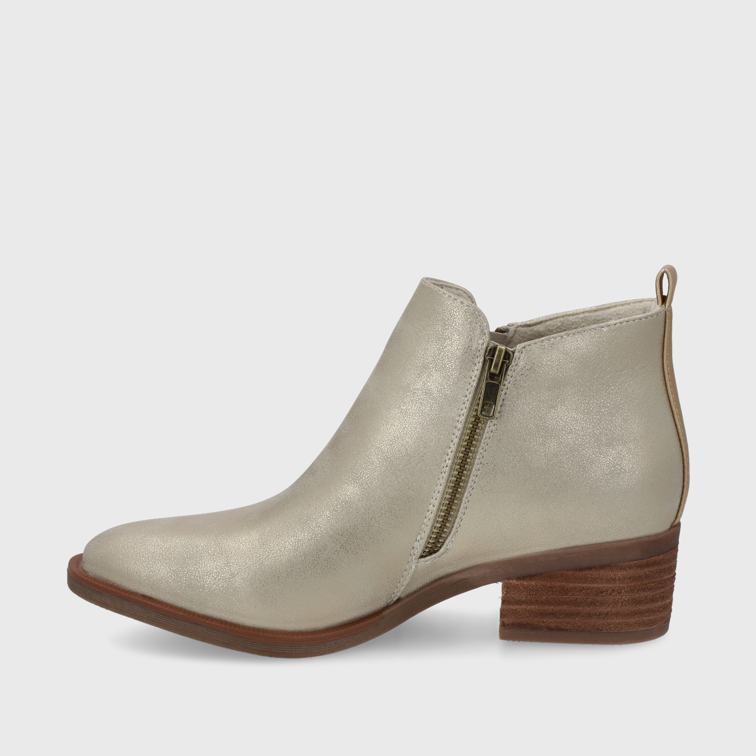 BOTINES MUJER GOTTA DORADO TACO 43101 - 4