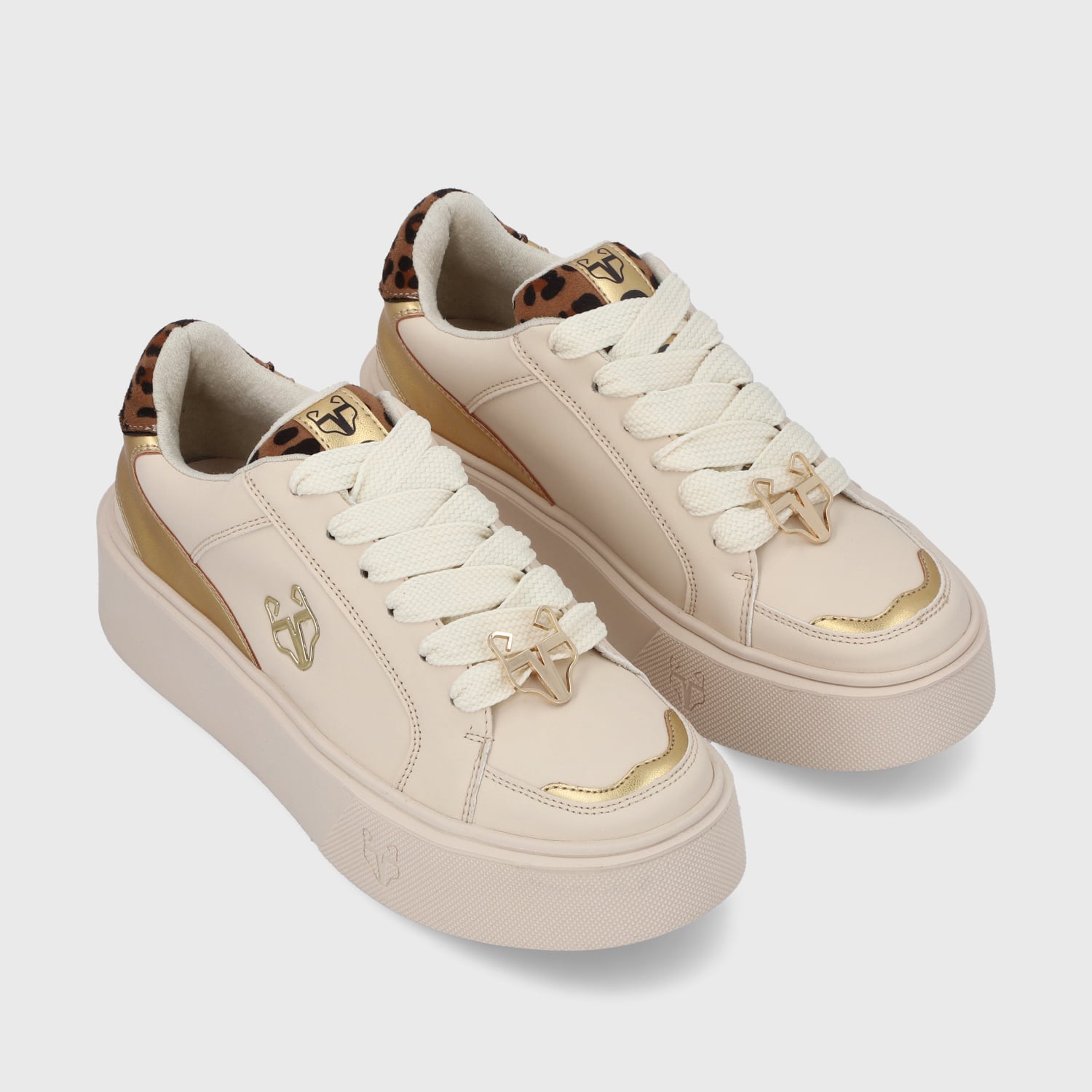 ZAPATILLA BEIGE MUJER 43046 GOTTA - 4