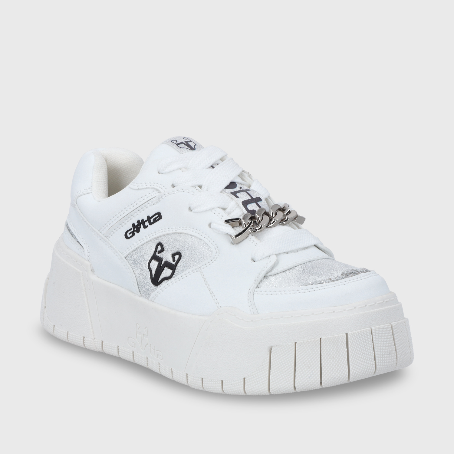 ZAPATILLA PLATAFORMA BLANCA MUJER 43111 GOTTA - 2