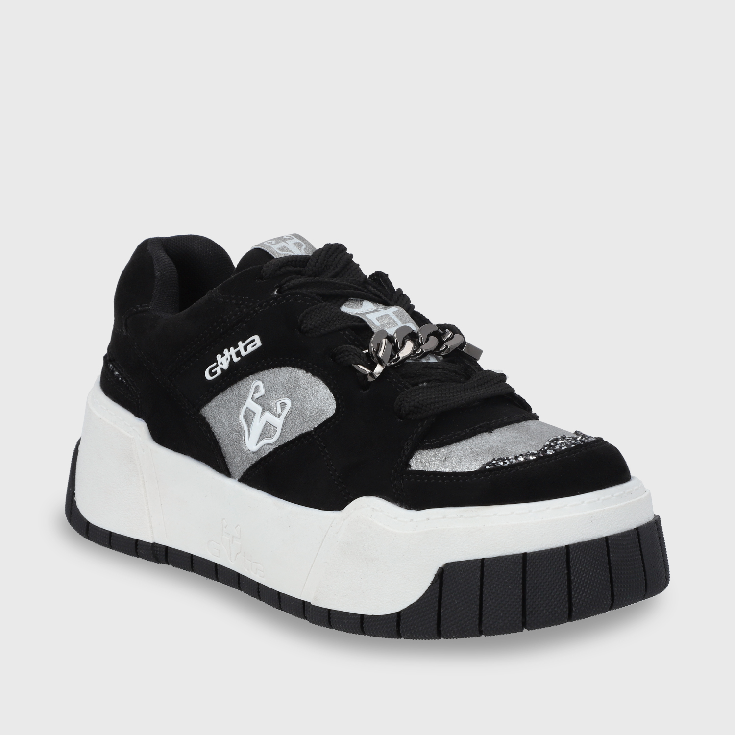 ZAPATILLA PLATAFORMA NEGRA MUJER 43111 GOTTA - 2