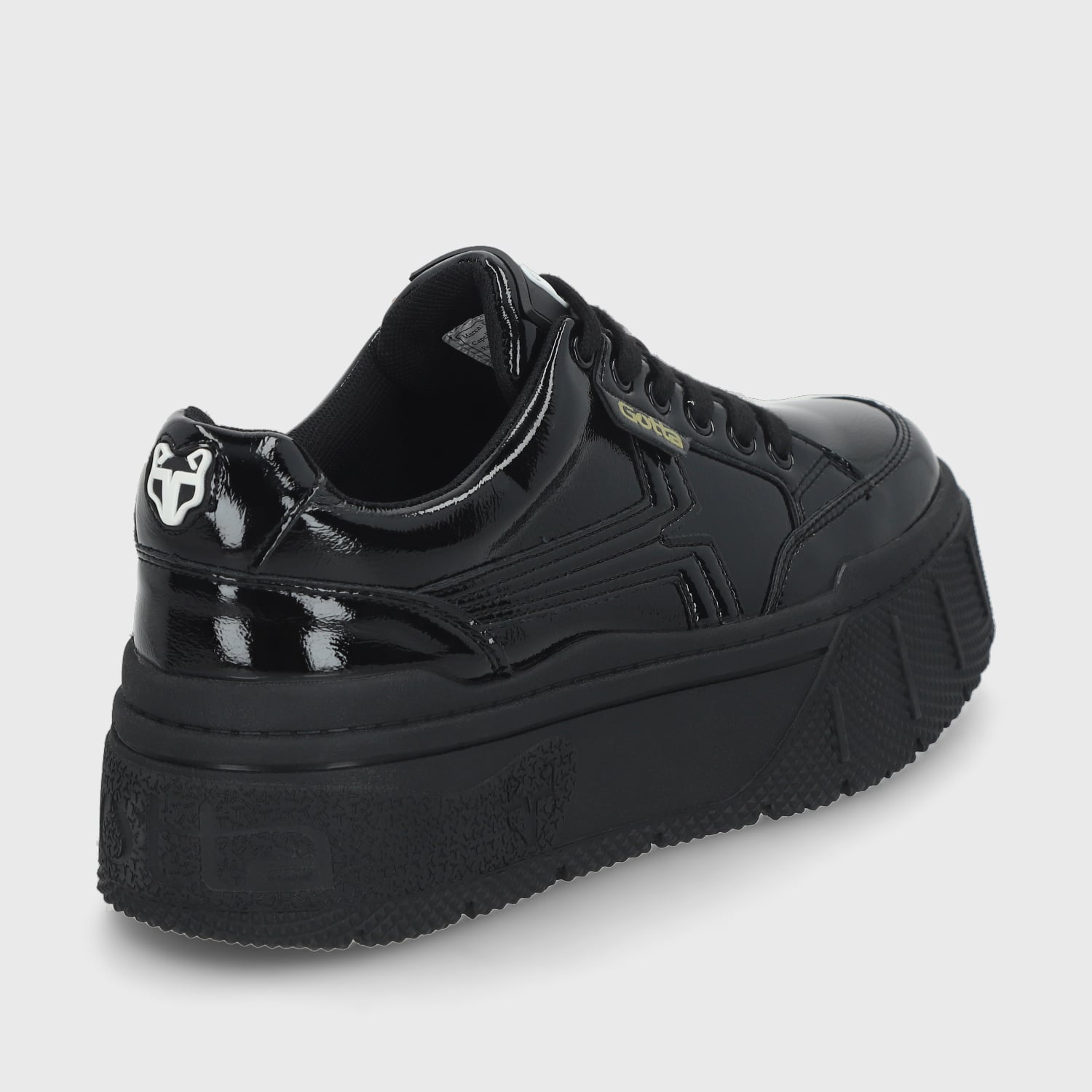 ZAPATILLA MUJER GOTTA NEGRO CHAROL 43051 - 5
