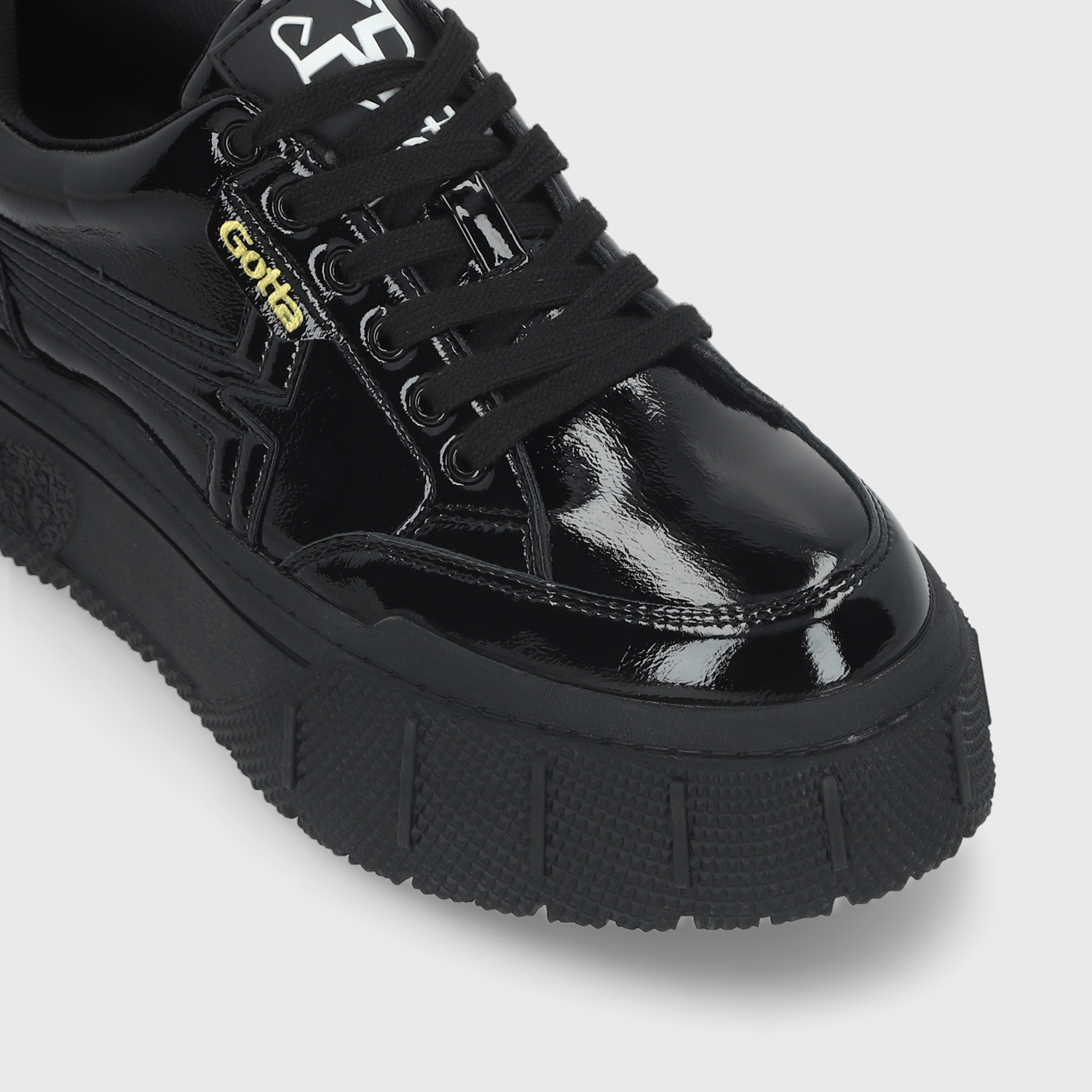 ZAPATILLA MUJER GOTTA NEGRO CHAROL 43051 - 6