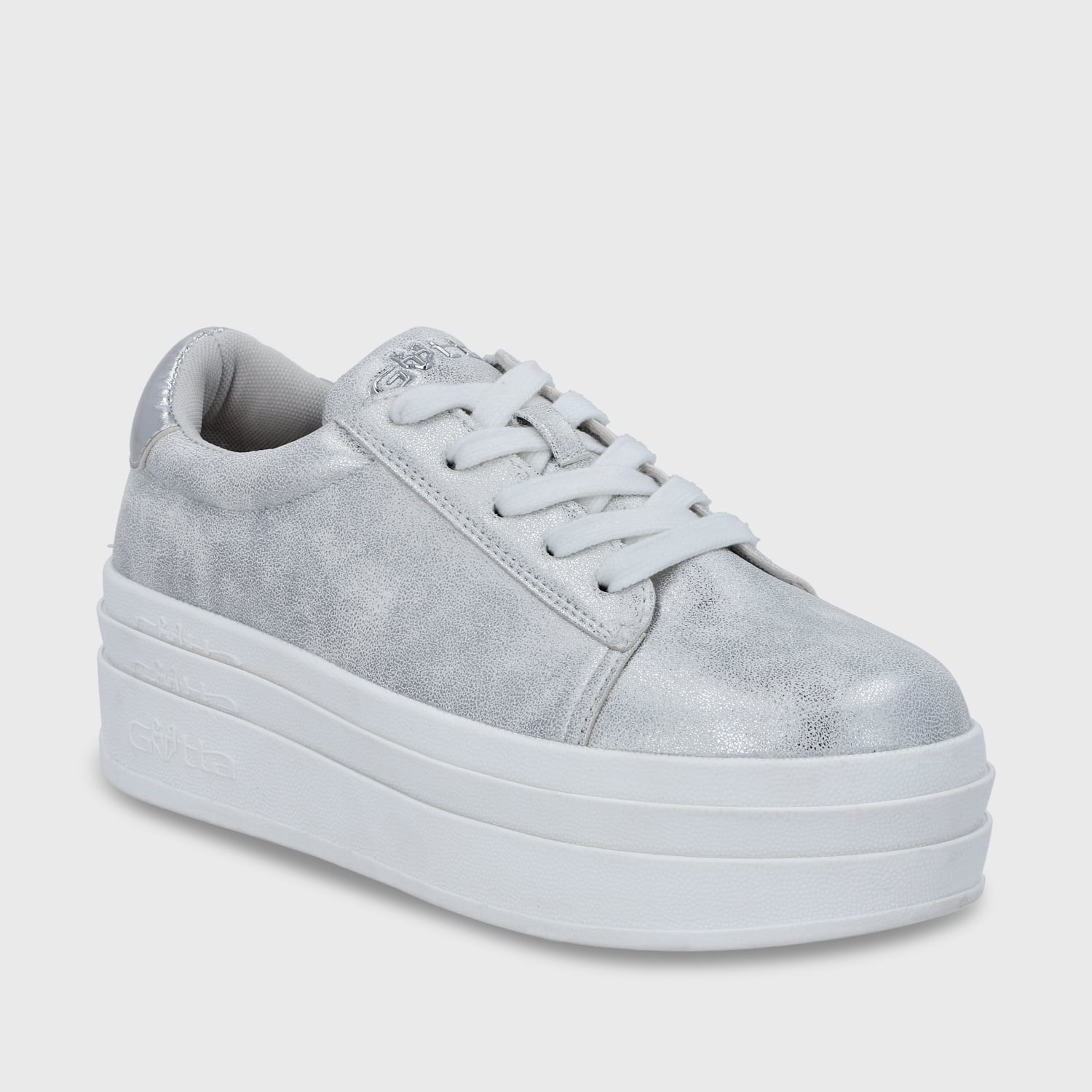 ZAPATILLAS MUJER GOTTA PLATAFORMA PLATEADA 53751 - 2