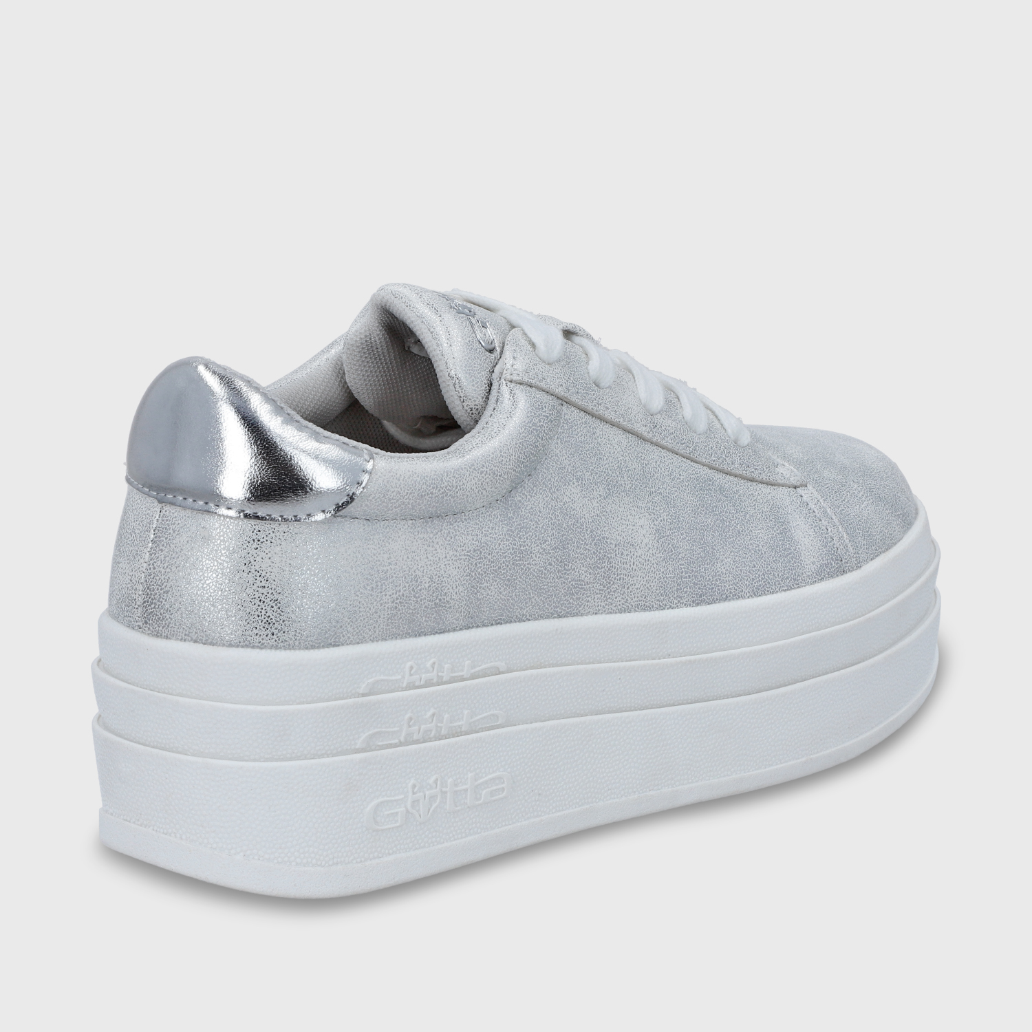 ZAPATILLAS MUJER GOTTA PLATAFORMA PLATEADA 53751 - 5