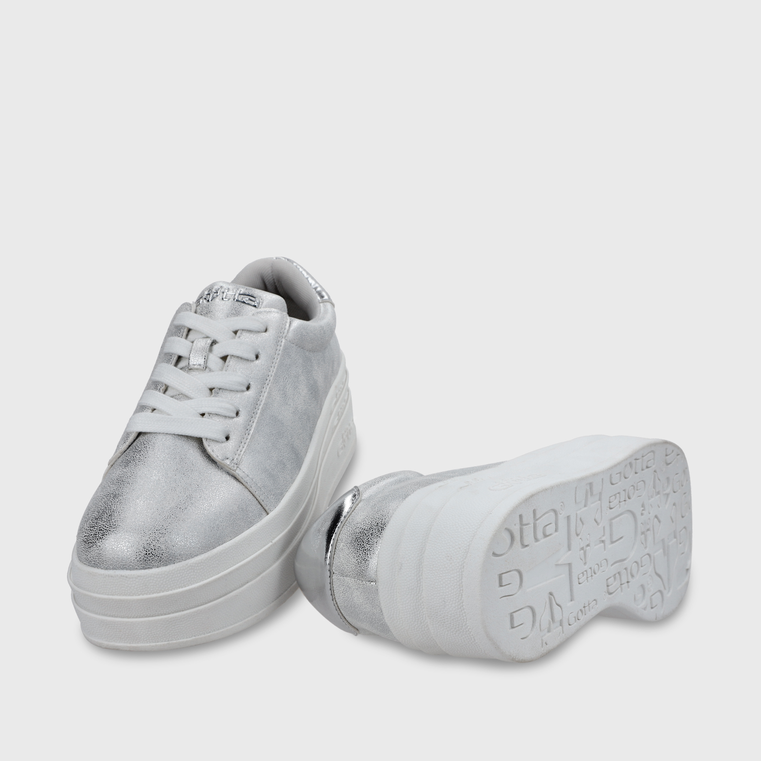 ZAPATILLAS MUJER GOTTA PLATAFORMA PLATEADA 53751 - 7
