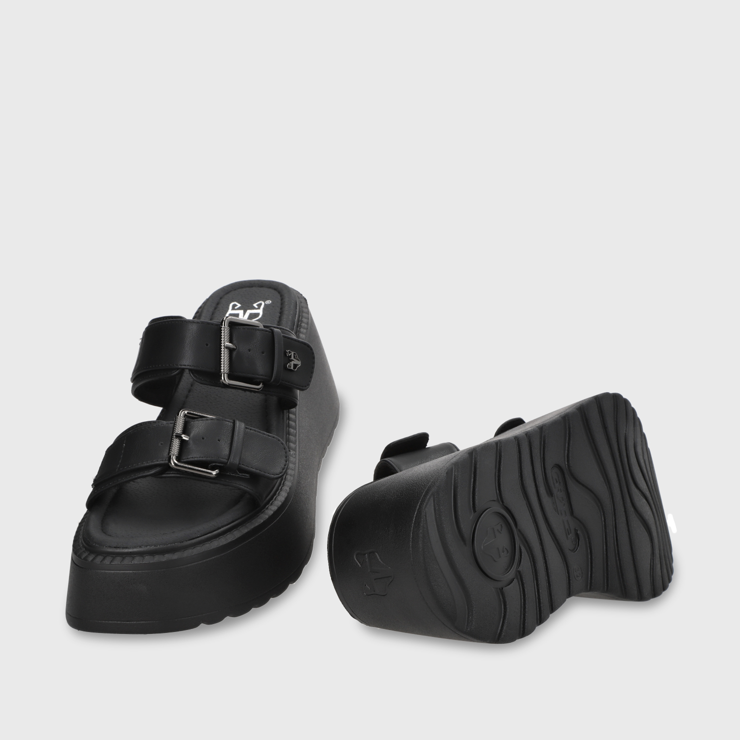 SANDALIAS MUJER GOTTA NEGRO PLATAFORMA 53721 - 7