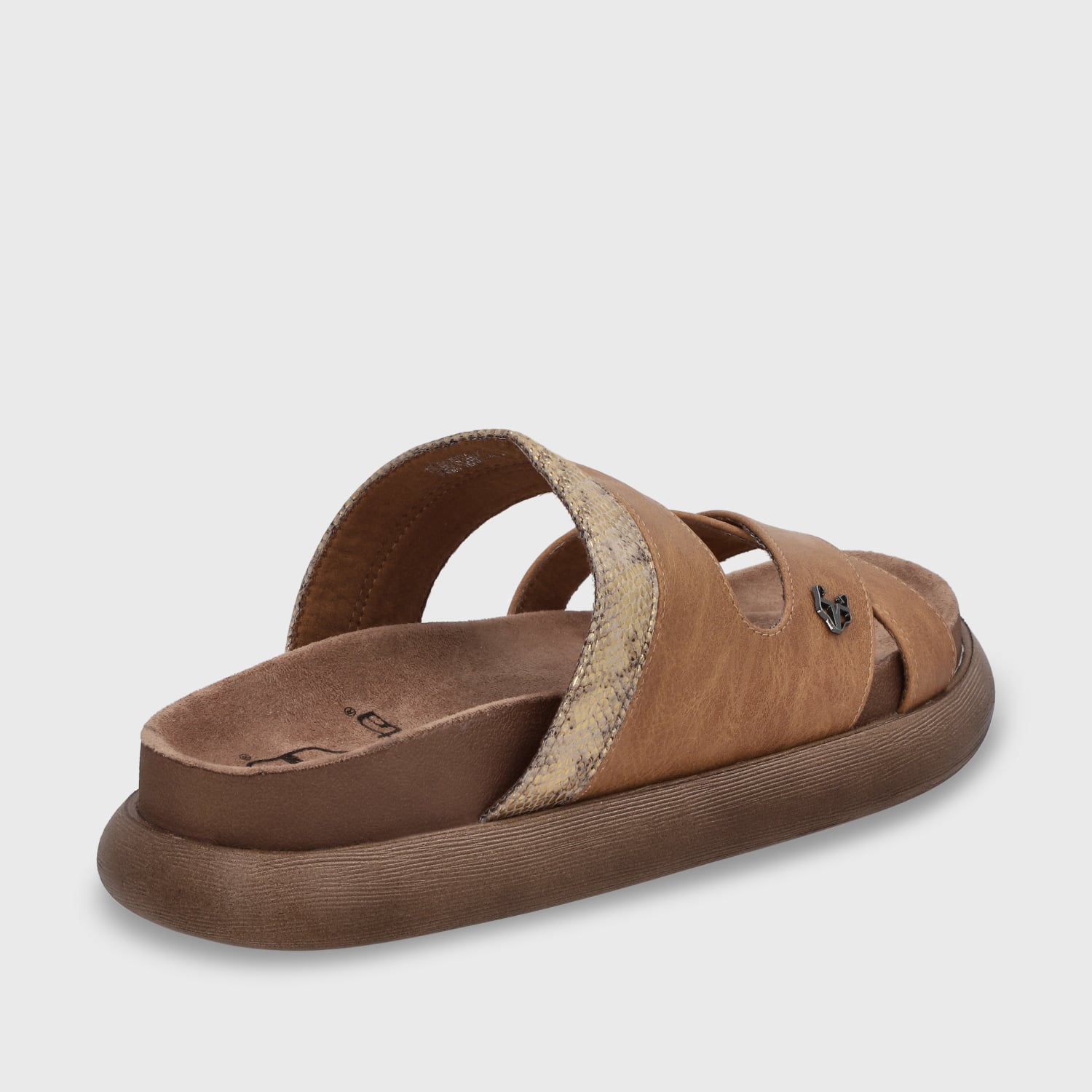 SANDALIAS MUJER GOTTA BEIGE PLANA 53700 - 5
