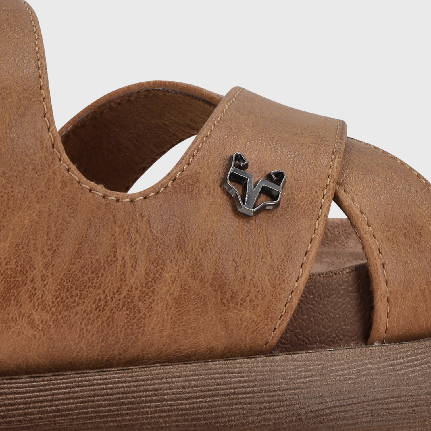 SANDALIAS MUJER GOTTA BEIGE PLANA 53700 - 6