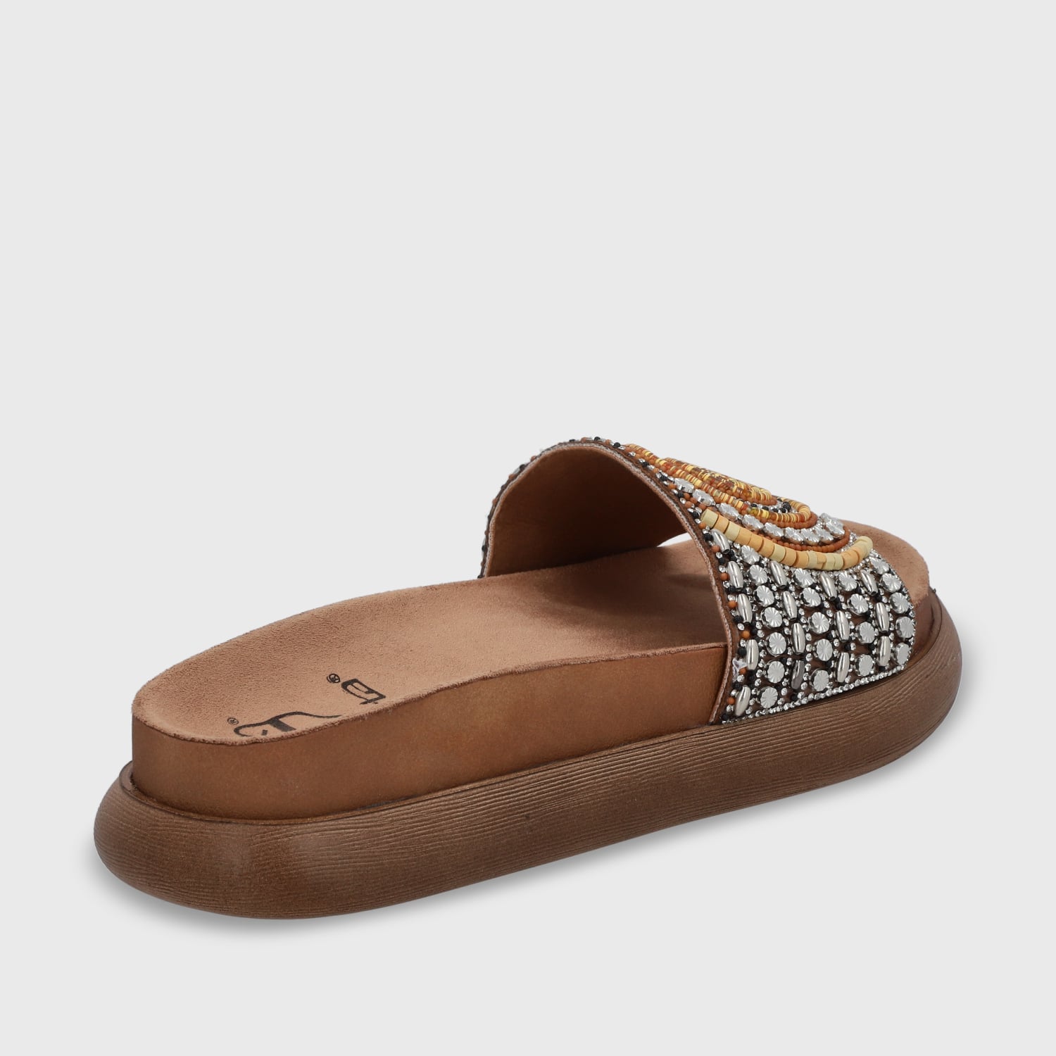 SANDALIAS MUJER GOTTA BEIGE PLANA 53704 - 5