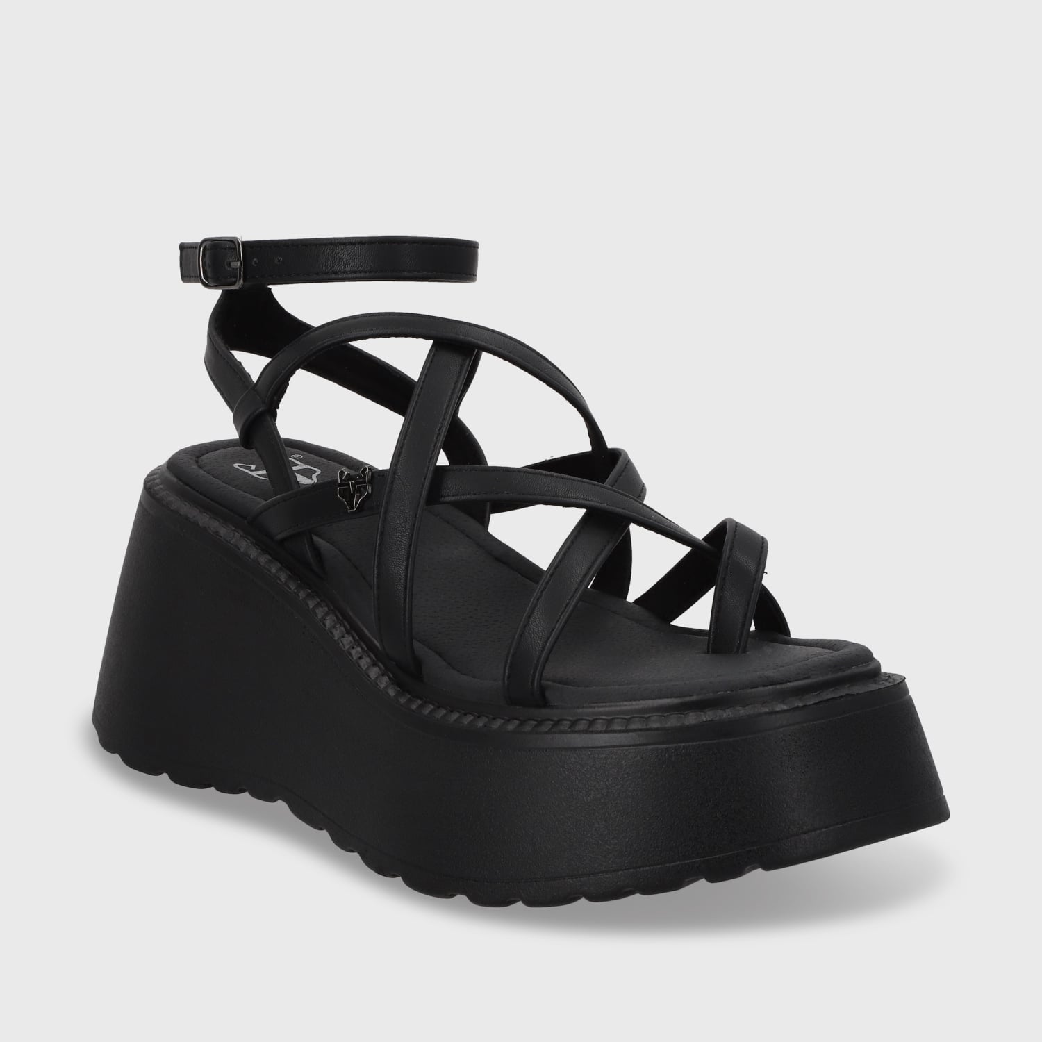 SANDALIAS MUJER GOTTA NEGRO PLATAFORMA 53722 - 2
