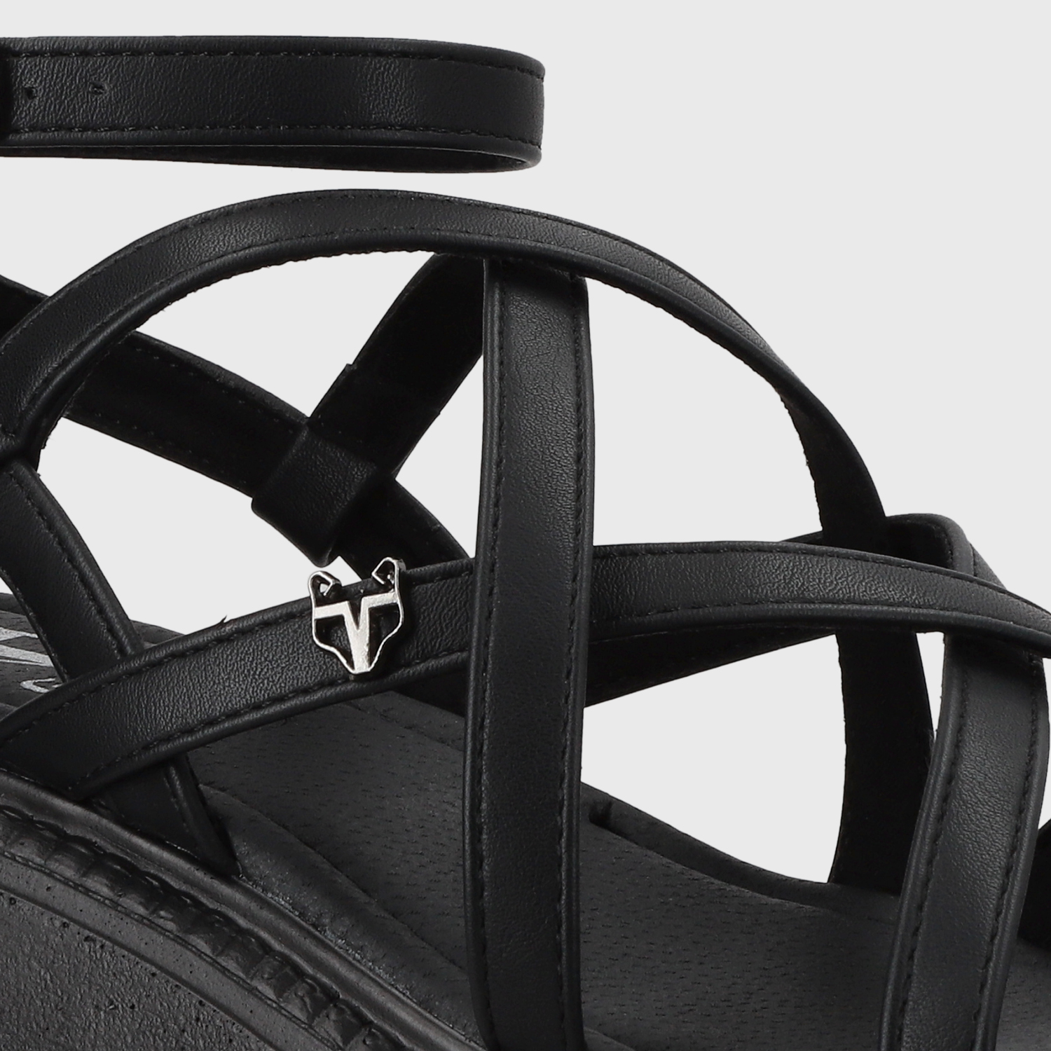 SANDALIAS MUJER GOTTA NEGRO PLATAFORMA 53722 - 6