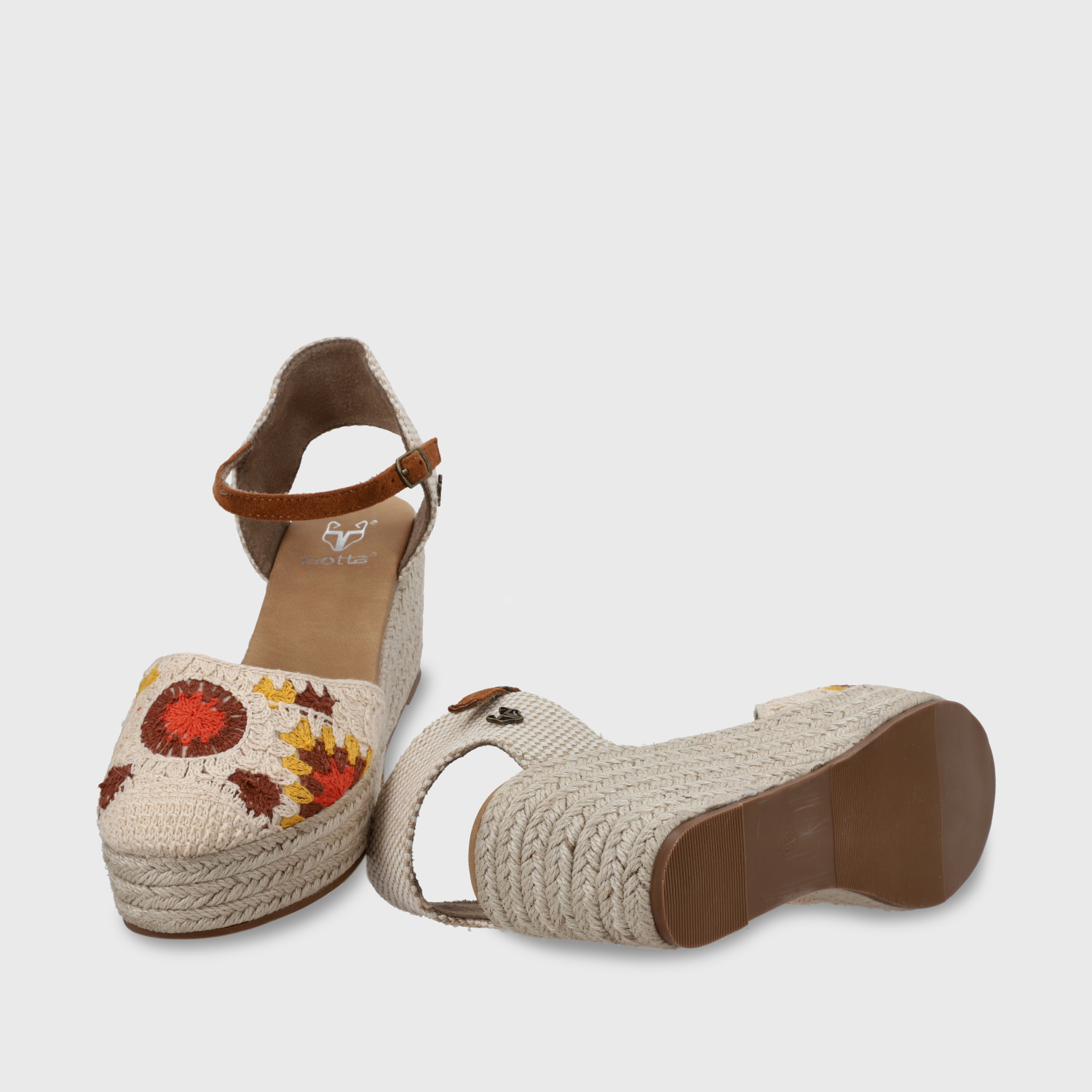 SANDALIAS MUJER GOTTA BEIGE YUTE 45711 - 7