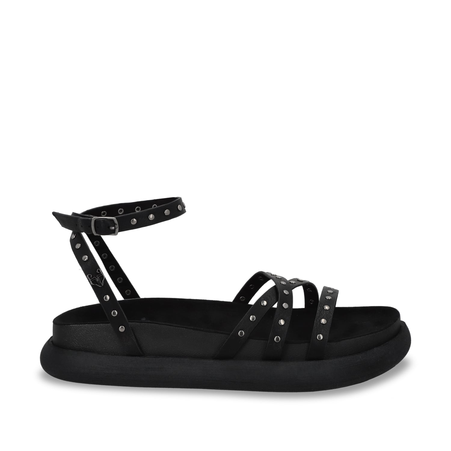 SANDALIAS MUJER GOTTA NEGRO PLANA 53703 - 1