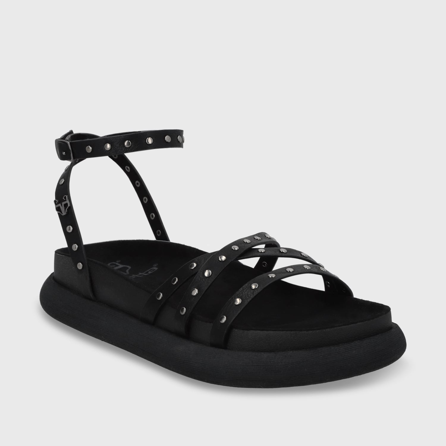 SANDALIAS MUJER GOTTA NEGRO PLANA 53703 - 2