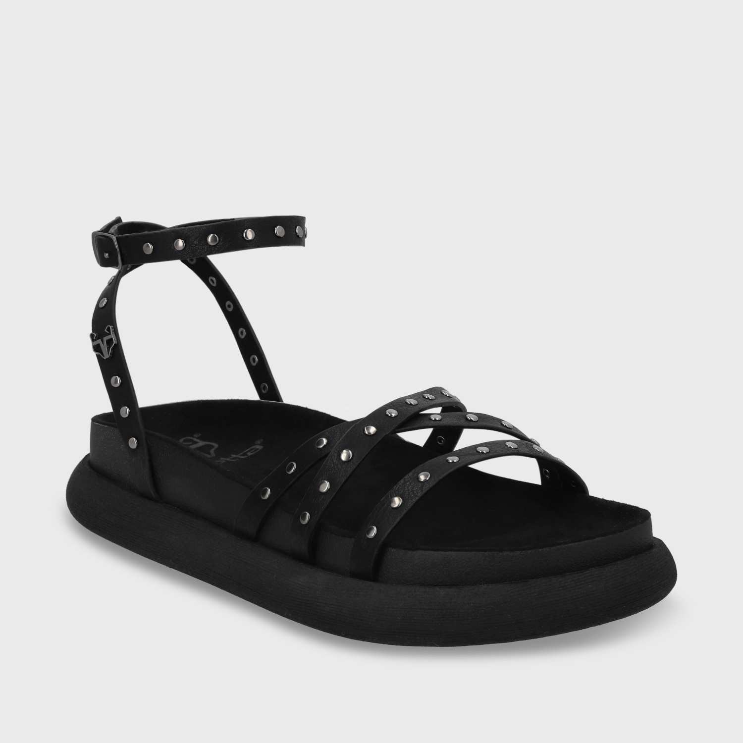 SANDALIAS MUJER GOTTA NEGRO PLANA 53703 - 2