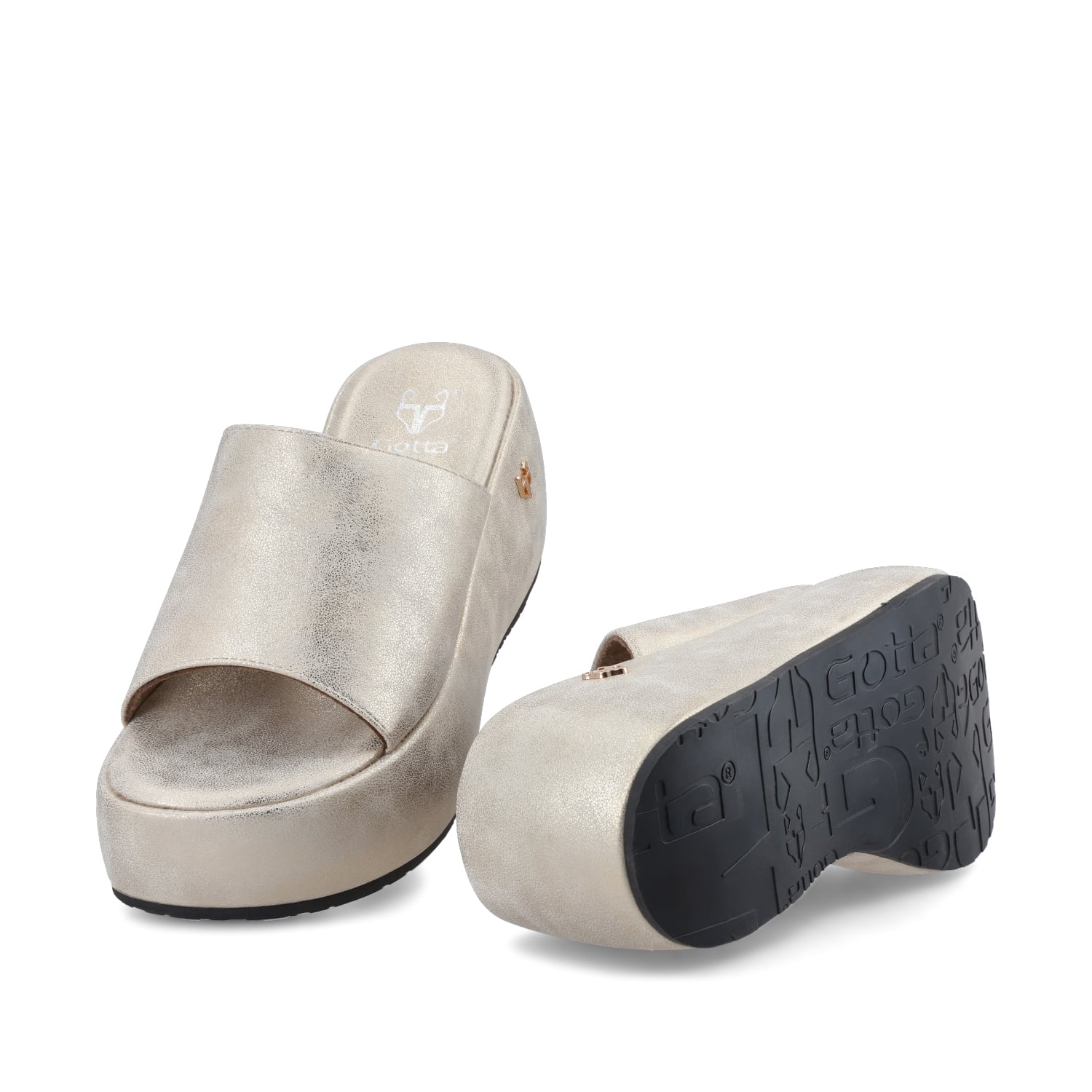 SANDALIAS MUJER GOTTA DORADO 45824 - 5