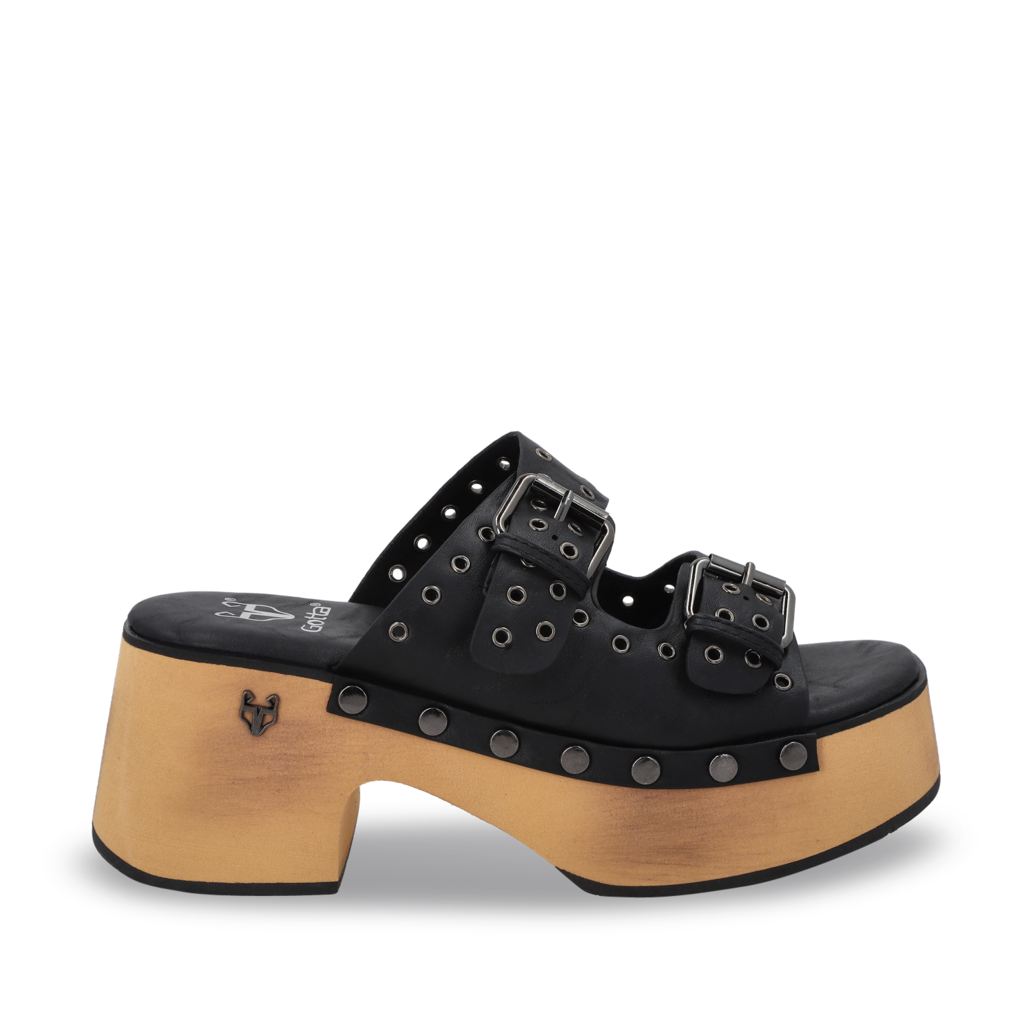 SANDALIAS MUJER GOTTA NEGRO PLATAFORMA 35266 - 1