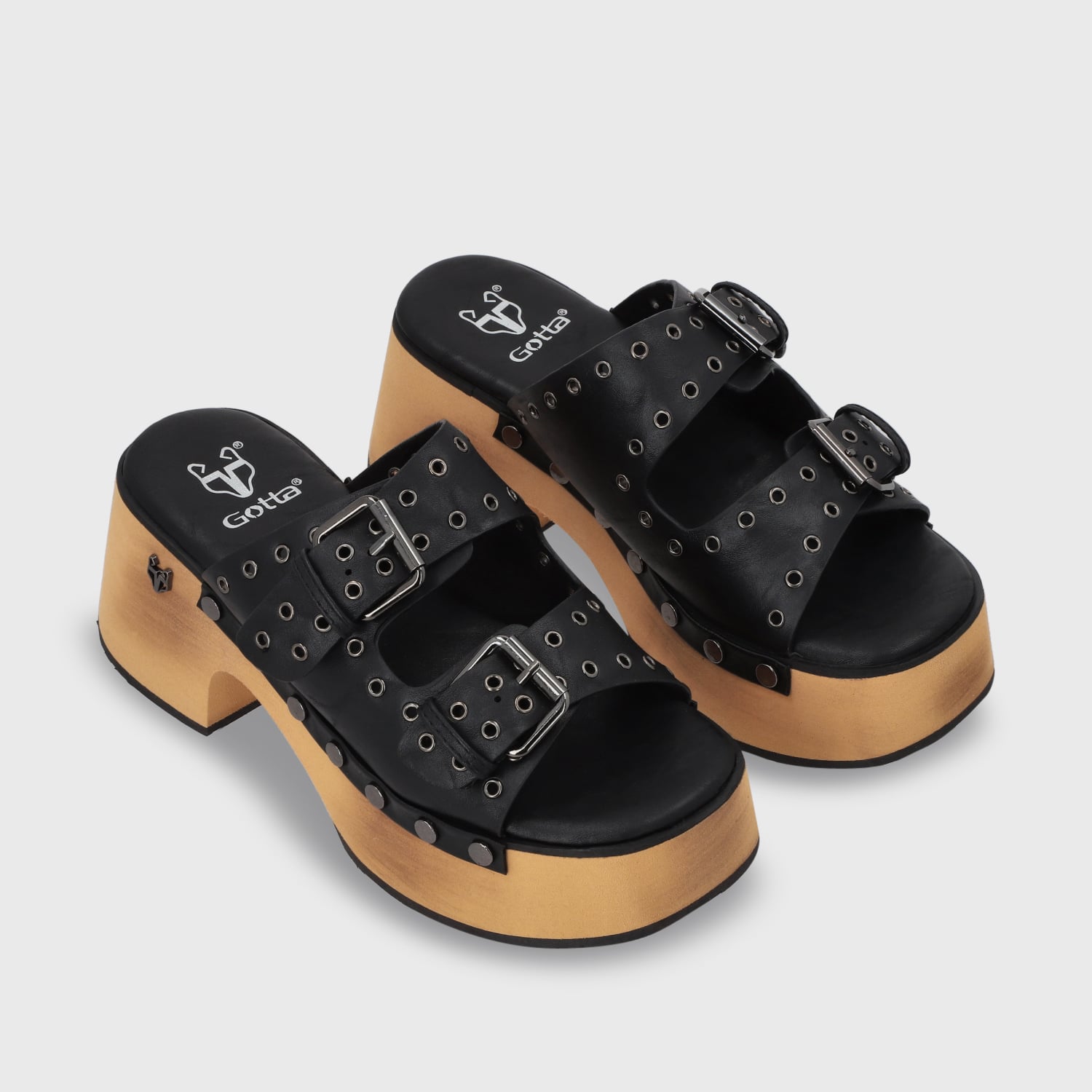 SANDALIAS MUJER GOTTA NEGRO PLATAFORMA 35266 - 3