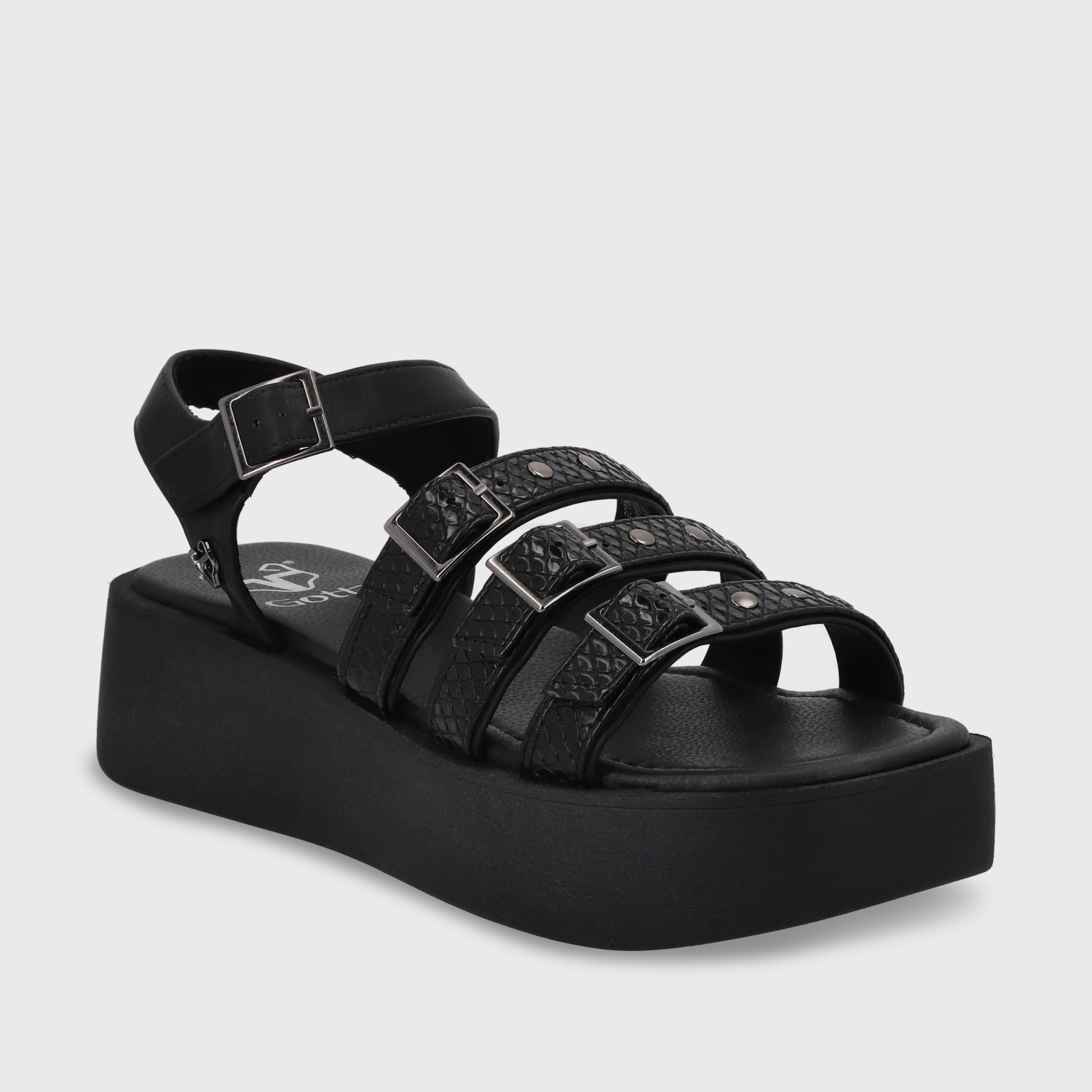 SANDALIAS MUJER GOTTA NEGRO PLATAFORMA 53731 - 2