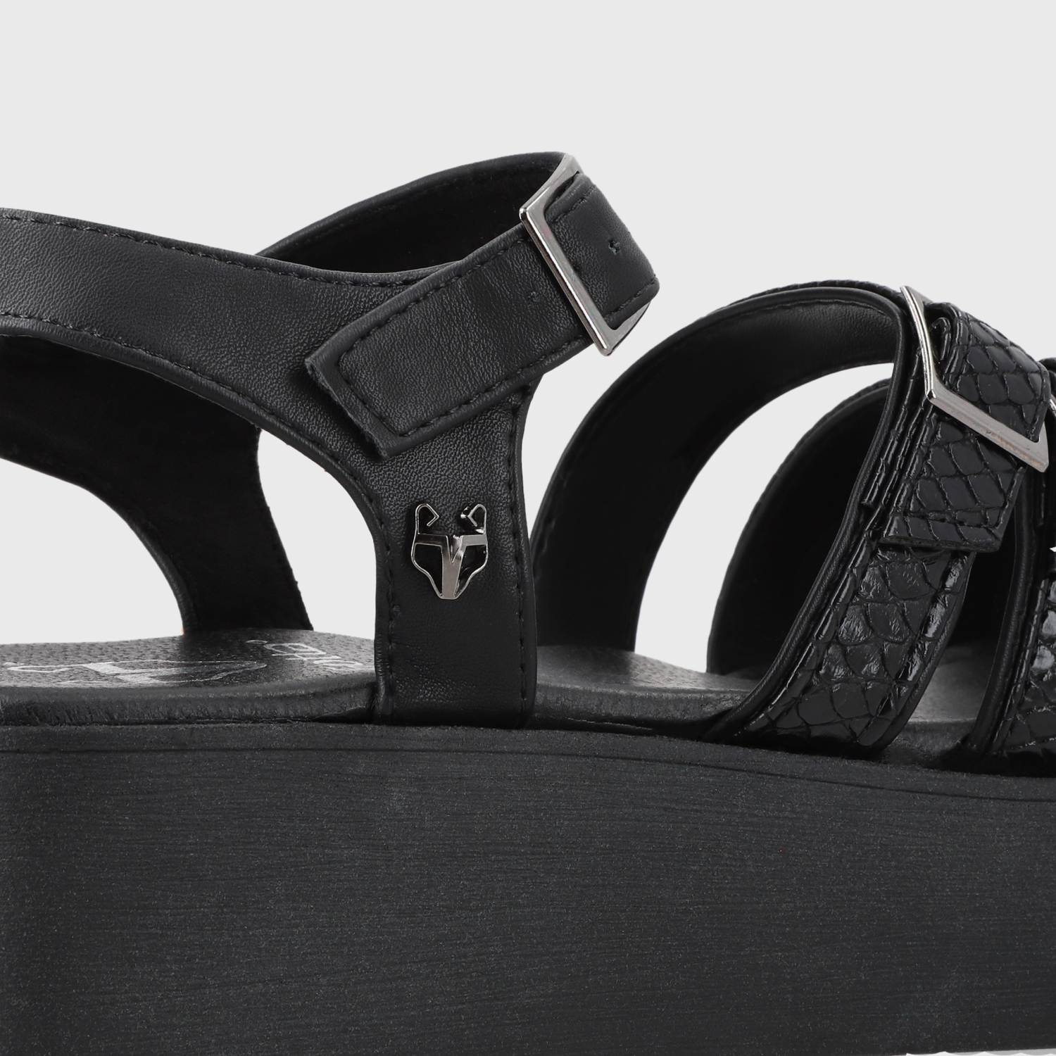 SANDALIAS MUJER GOTTA NEGRO PLATAFORMA 53731 - 6