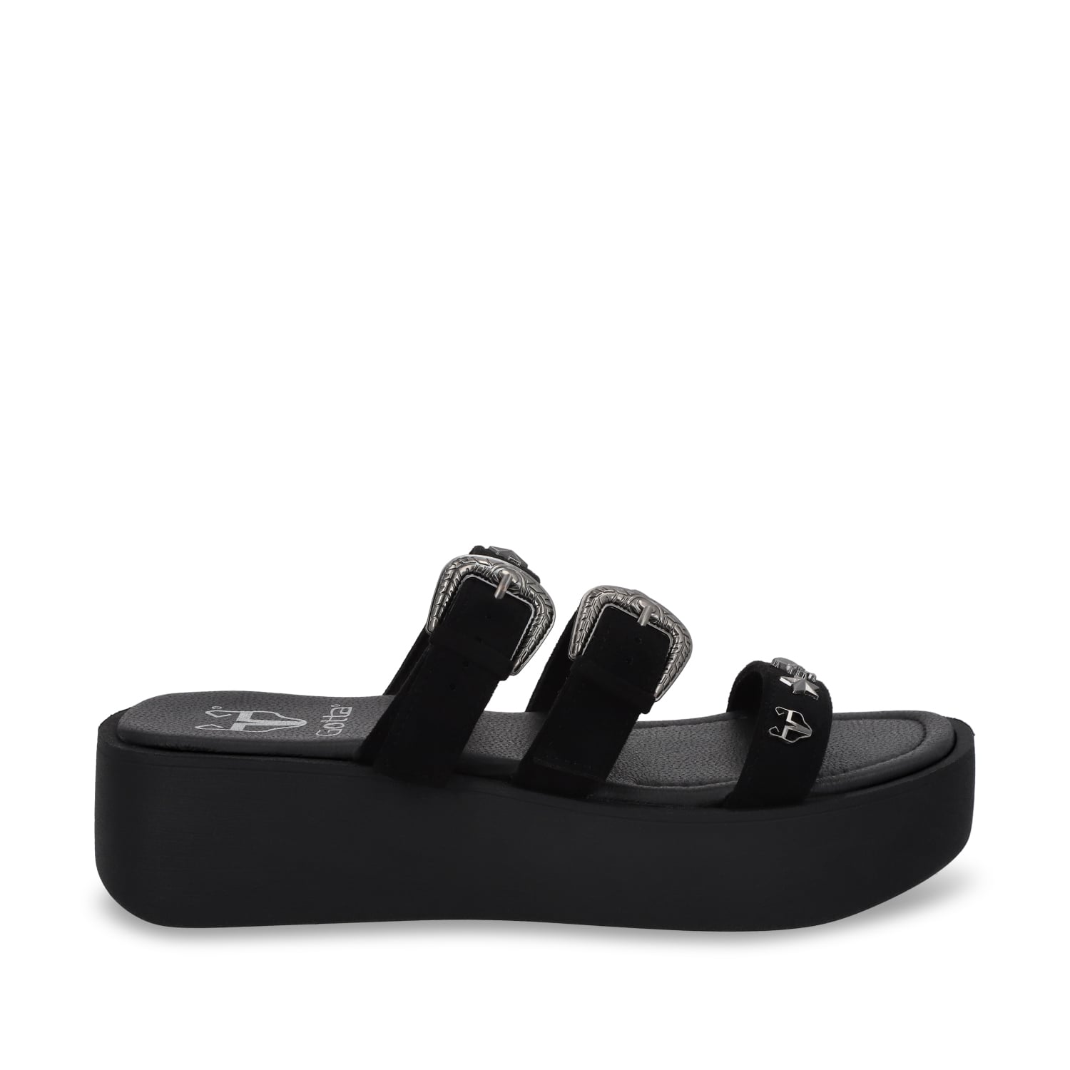 SANDALIAS MUJER GOTTA NEGRO PLATAFORMA 53732 - 1