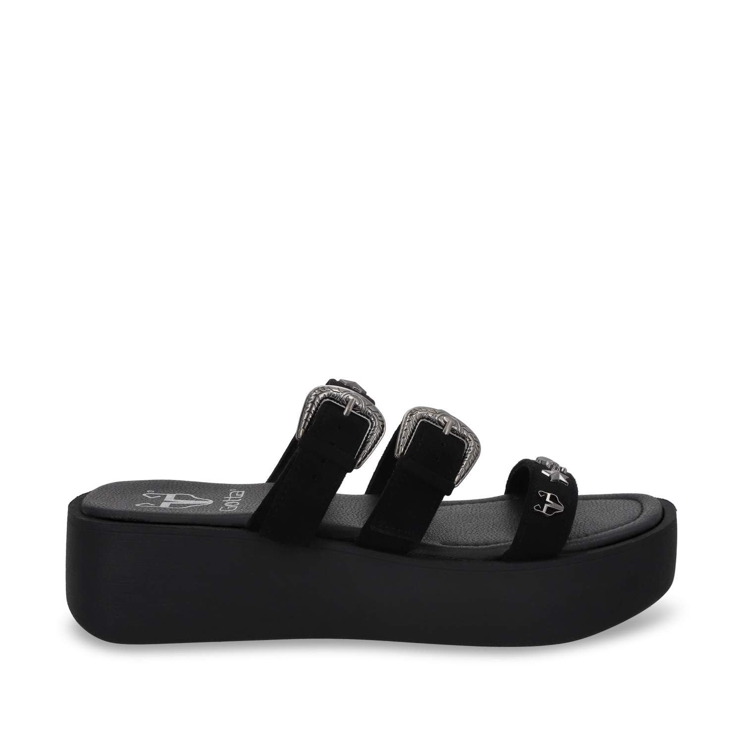 SANDALIAS MUJER GOTTA NEGRO PLATAFORMA 53732 - 1