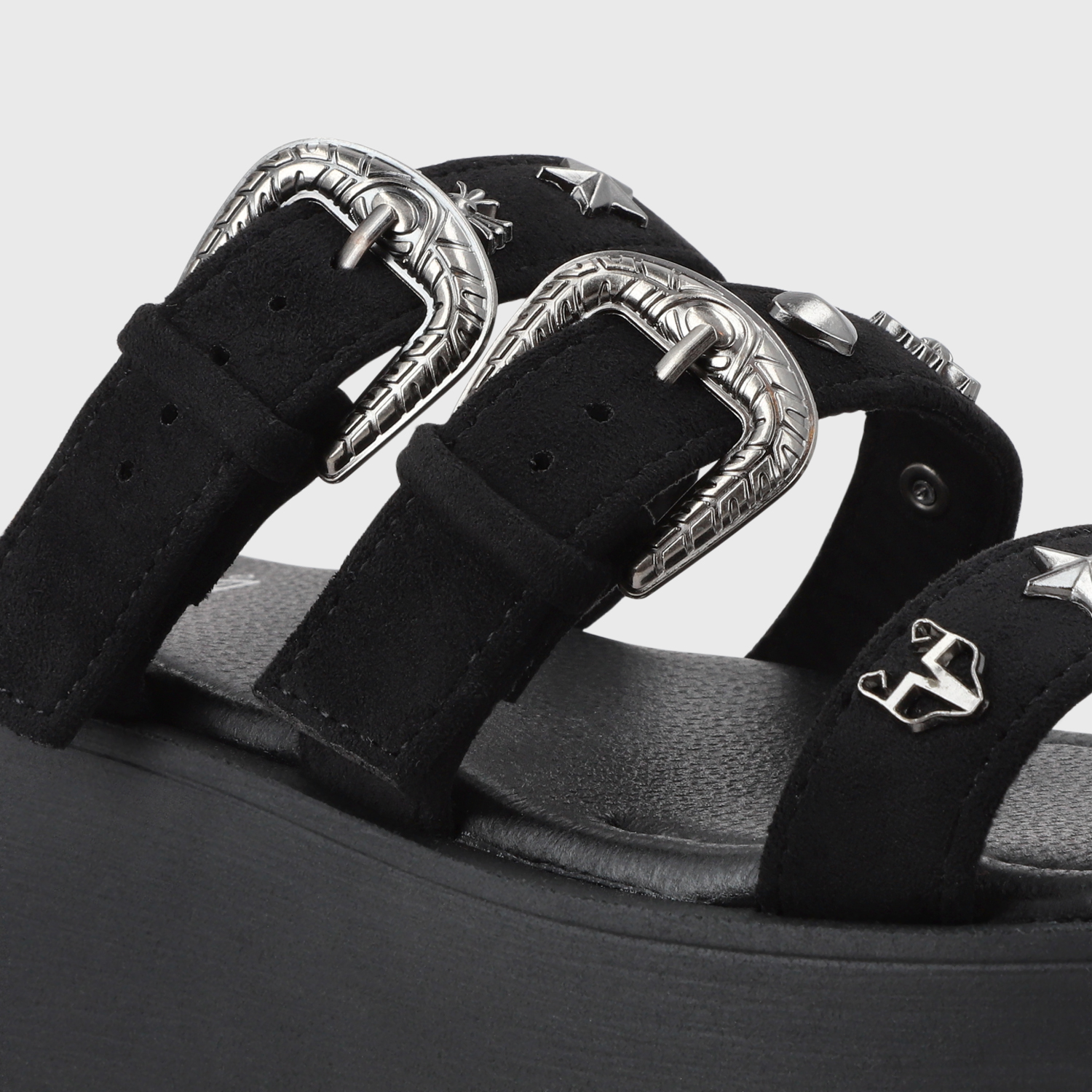 SANDALIAS MUJER GOTTA NEGRO PLATAFORMA 53732 - 6