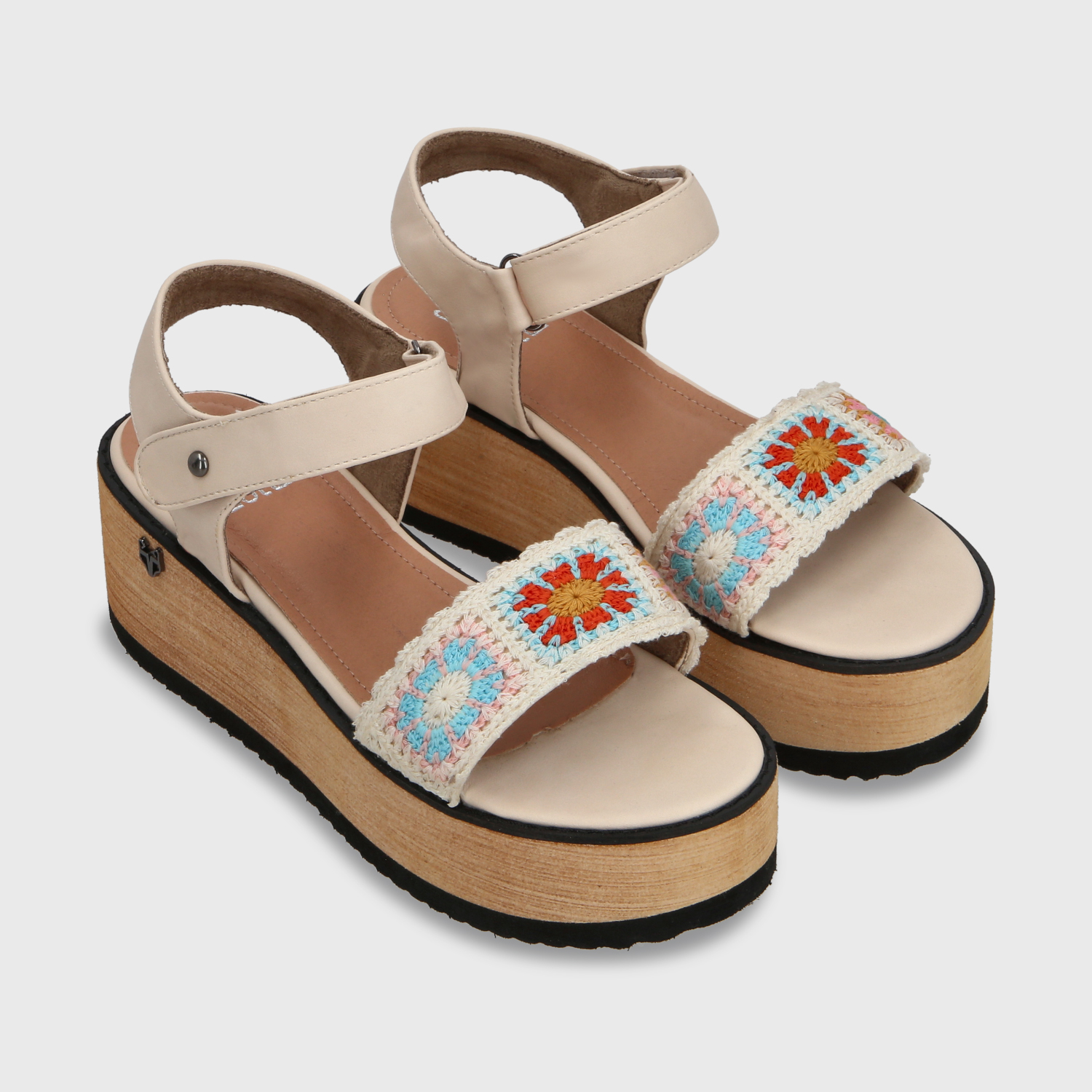 SANDALIAS MUJER GOTTA MULTICOLOR PLATAFORMA 15616 - 3