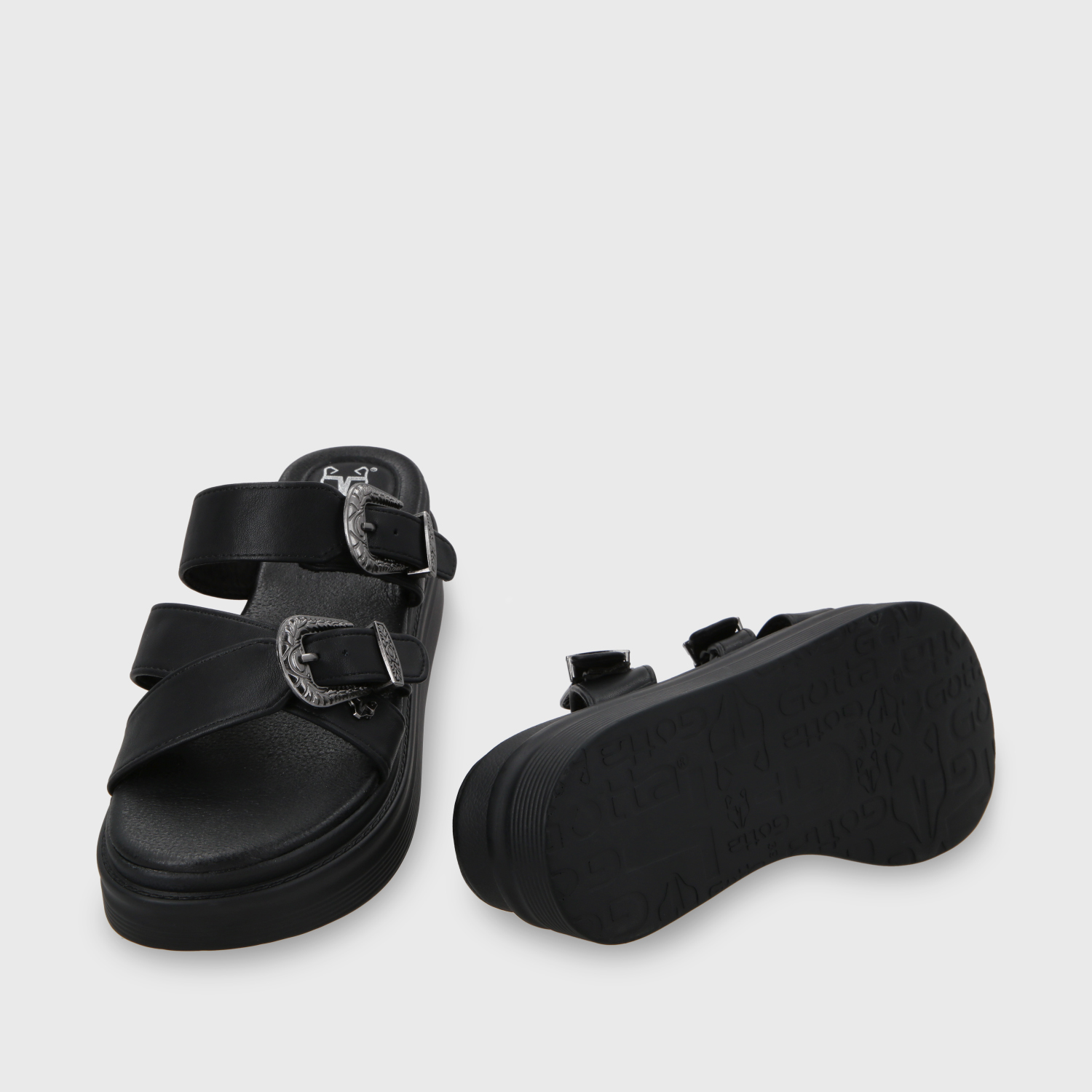 SANDALIAS MUJER GOTTA NEGRO PLATAFORMA 43015 - 7