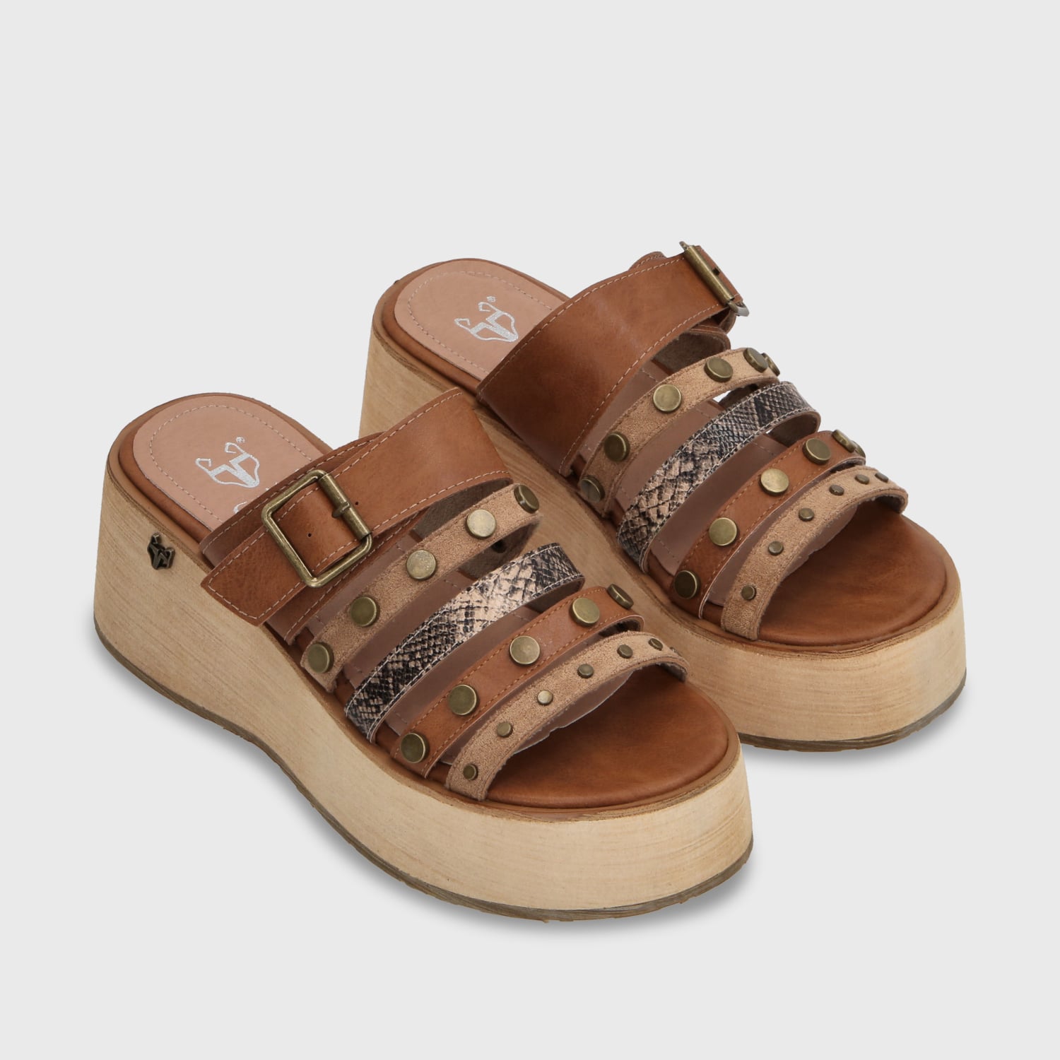 SANDALIAS MUJER GOTTA BEIGE PLATAFORMA 45841 - 3