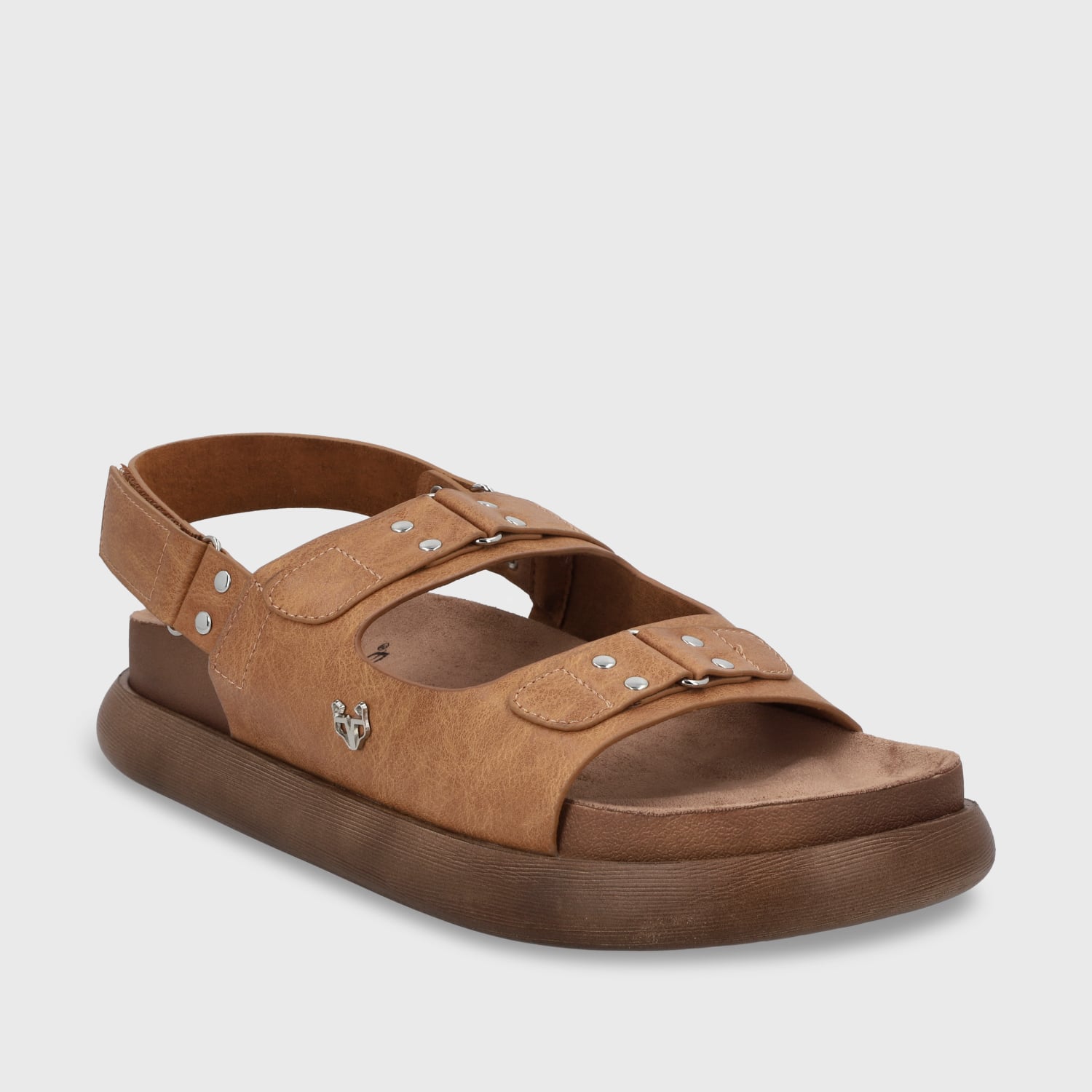 SANDALIAS MUJER GOTTA BEIGE PLANA 53701 - 2