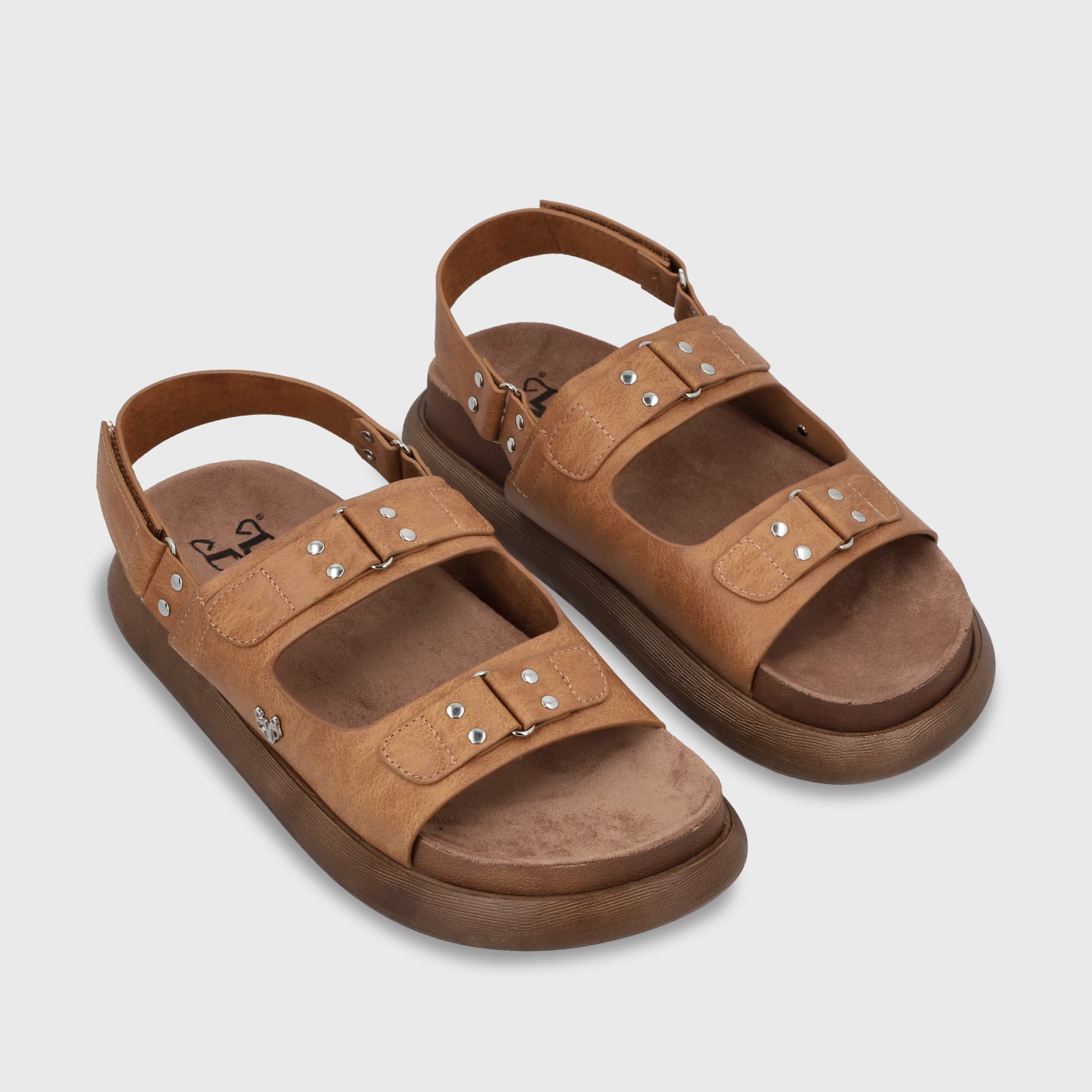 SANDALIAS MUJER GOTTA BEIGE PLANA 53701 - 5