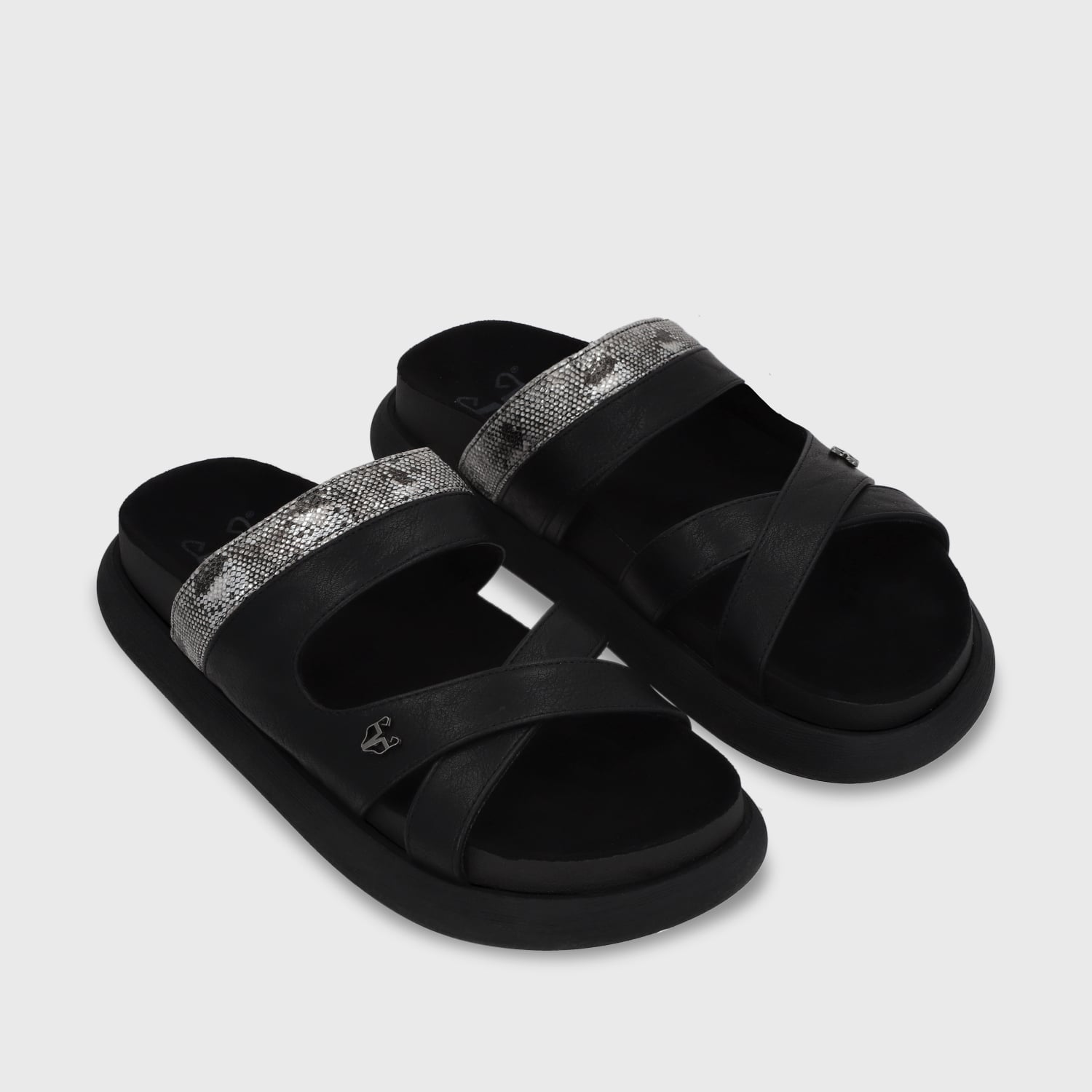 SANDALIAS MUJER GOTTA NEGRO PLANA 53700 - 3